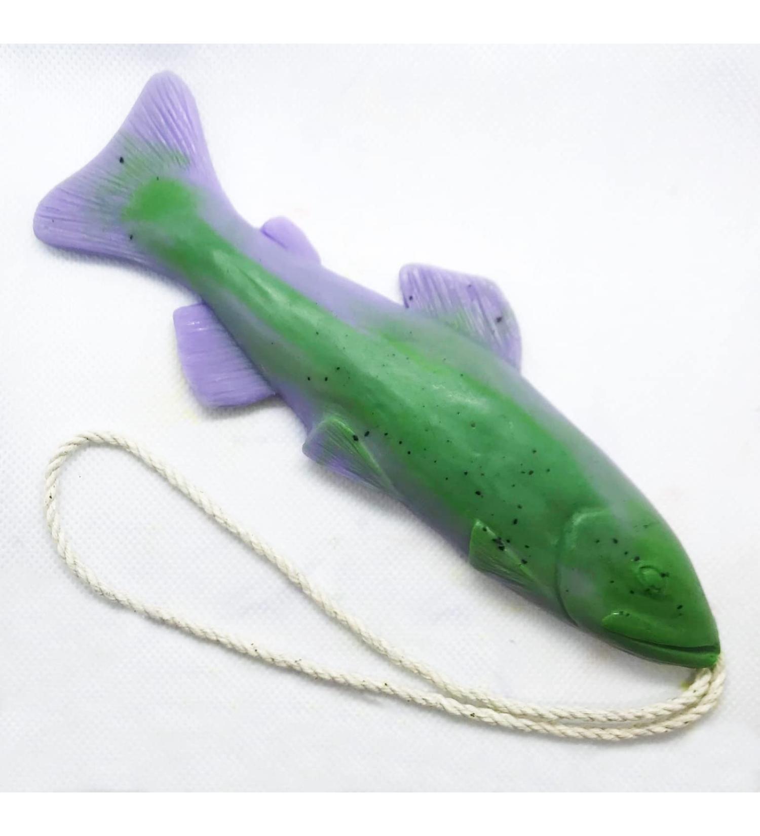 Trout Soap on a Rope - Handmade USA Soap Bar for Stocking Stuffers | Perfect Gift Idea (Pack of 1 - Buy Online on GoSupps.com