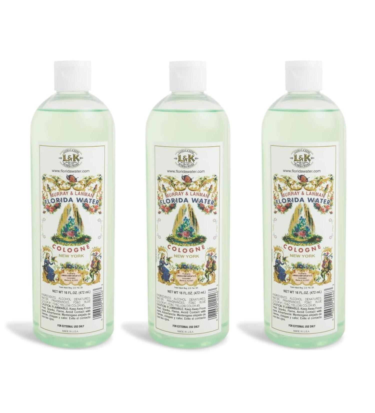 Murray & Lanman Florida Water Cologne New York Agua De Florida (16 Fl Oz (Pack of 3)) - Buy Online on GoSupps.com
