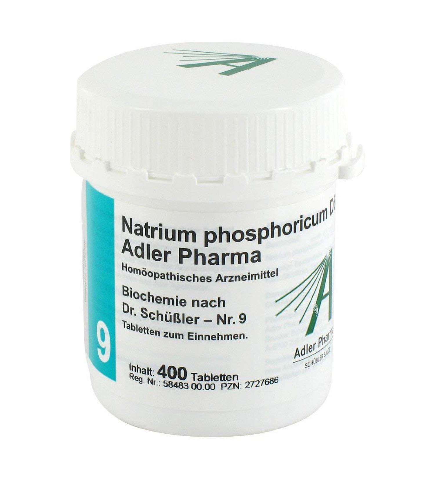 BIOCHEMIE Adler 9 Natrium phosphoricum D 6 Tabl. 400 St