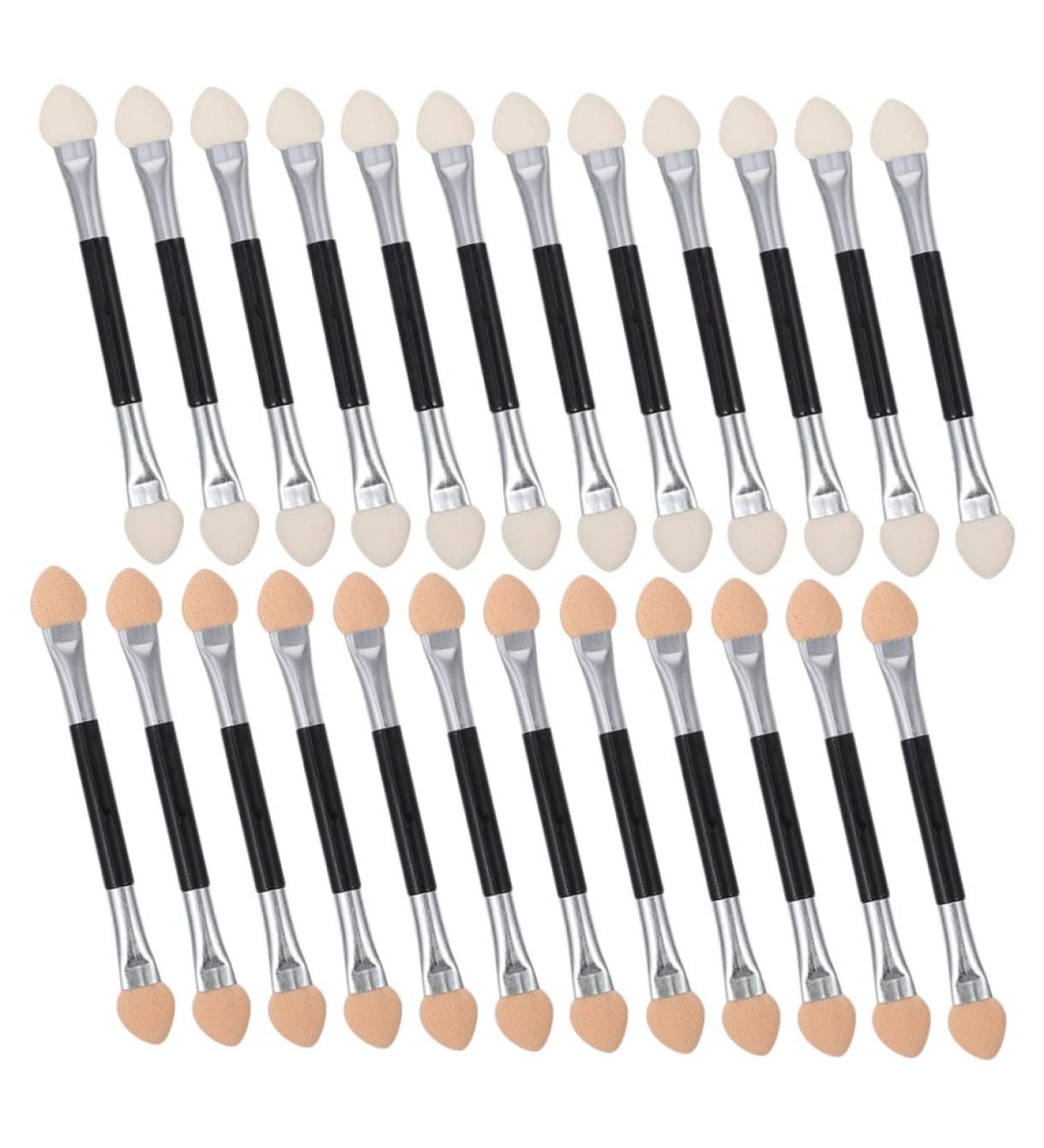 Hemoton 48 Pcs Latex Eye Shadow Stick Makeup Applicator Comestic Applicator Eyeshadow Aluminum 7.5x1x0.5cmx2pcs Beige Khaki X2pcs - Buy Online on GoSupps.com