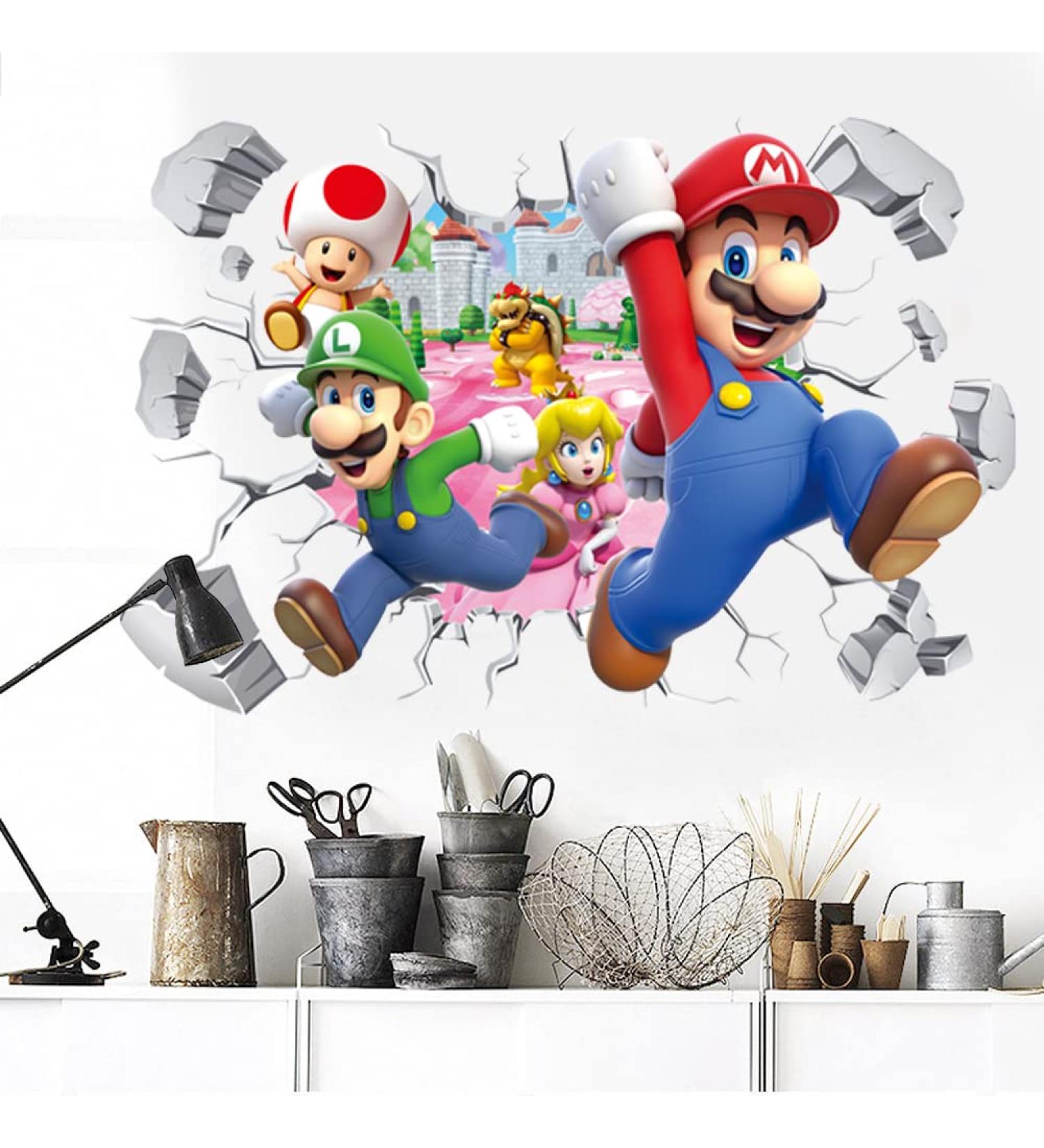 3D Wall Sticker Kids Decal Self-Adhesive Hotel Decor Bedroom Living Room - 40X60cm - Buy Online on GoSupps.com