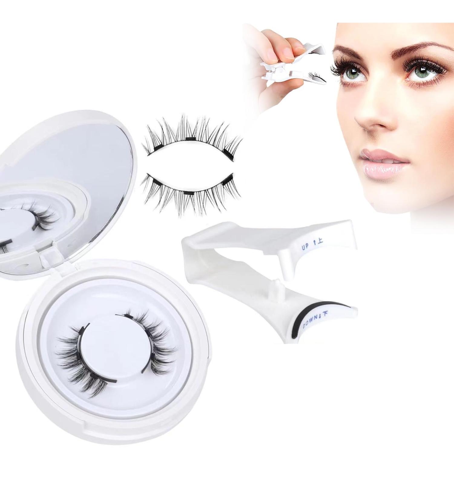 Lumy Magnetic Lashes Lumy Lashes Magnetic With Applicator Lumy Magnetic Eyelashes Premium Magnetic Eyelashes Easy Quick Safe Reusable Magnetic Eyelashes Natural Look (UBS07) - Buy Online on GoSupps.com