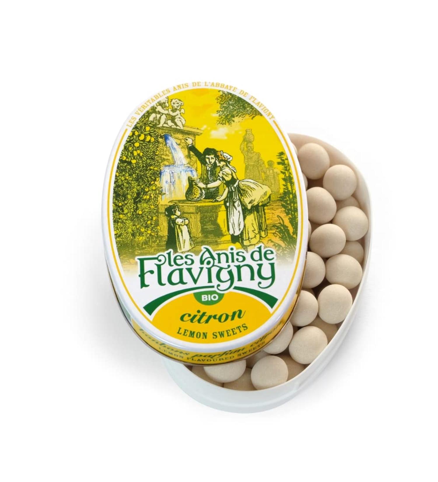 Les Anis de Flavigny Organic Lemon Candies 50 g
