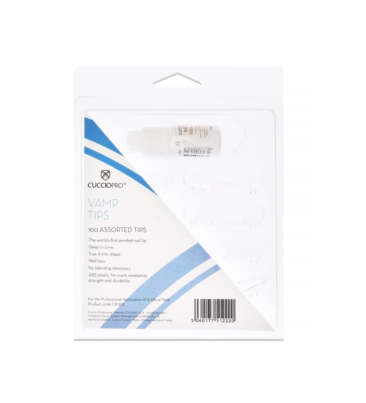 Cuccio Vamp 100 Assorted Nail Tips I0099705