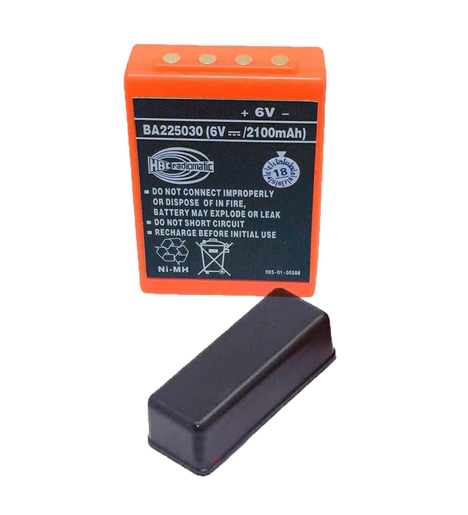 BA225030 6V 2100mAh Ni-Mh Rechargeable Battery for HBC Crane Remote Pump Truck | High-Performance FUB 05AA - Buy Online on GoSupps.com