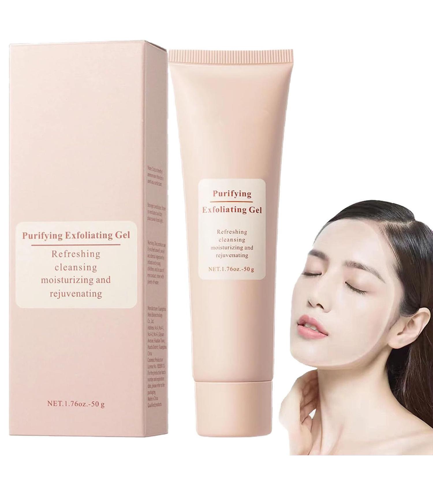 Purifying Exfoliating Gel Exfoliating Face Scrub Gentle Body Scrubber Moisturizing Gels Deep Cleansing Moisturizing Facial Scrub For All Skin Types (1PC) - Buy Online on GoSupps.com