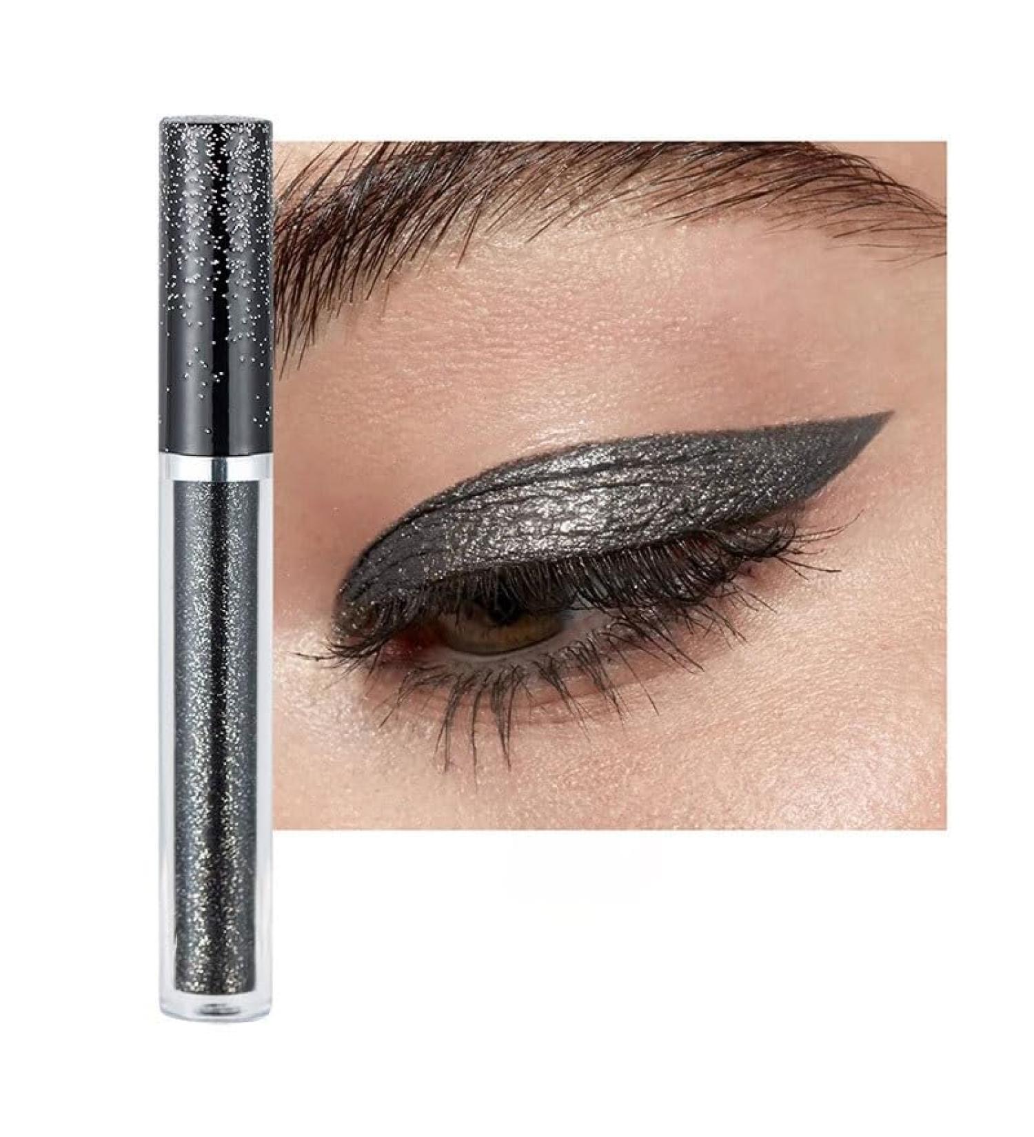  HIFFEY Pearlescent liquid eyeshadow for women highlighter glitter eyeliner diamond glitter waterproof eye makeup beauty (Color: 12) - Buy Online on GoSupps.com