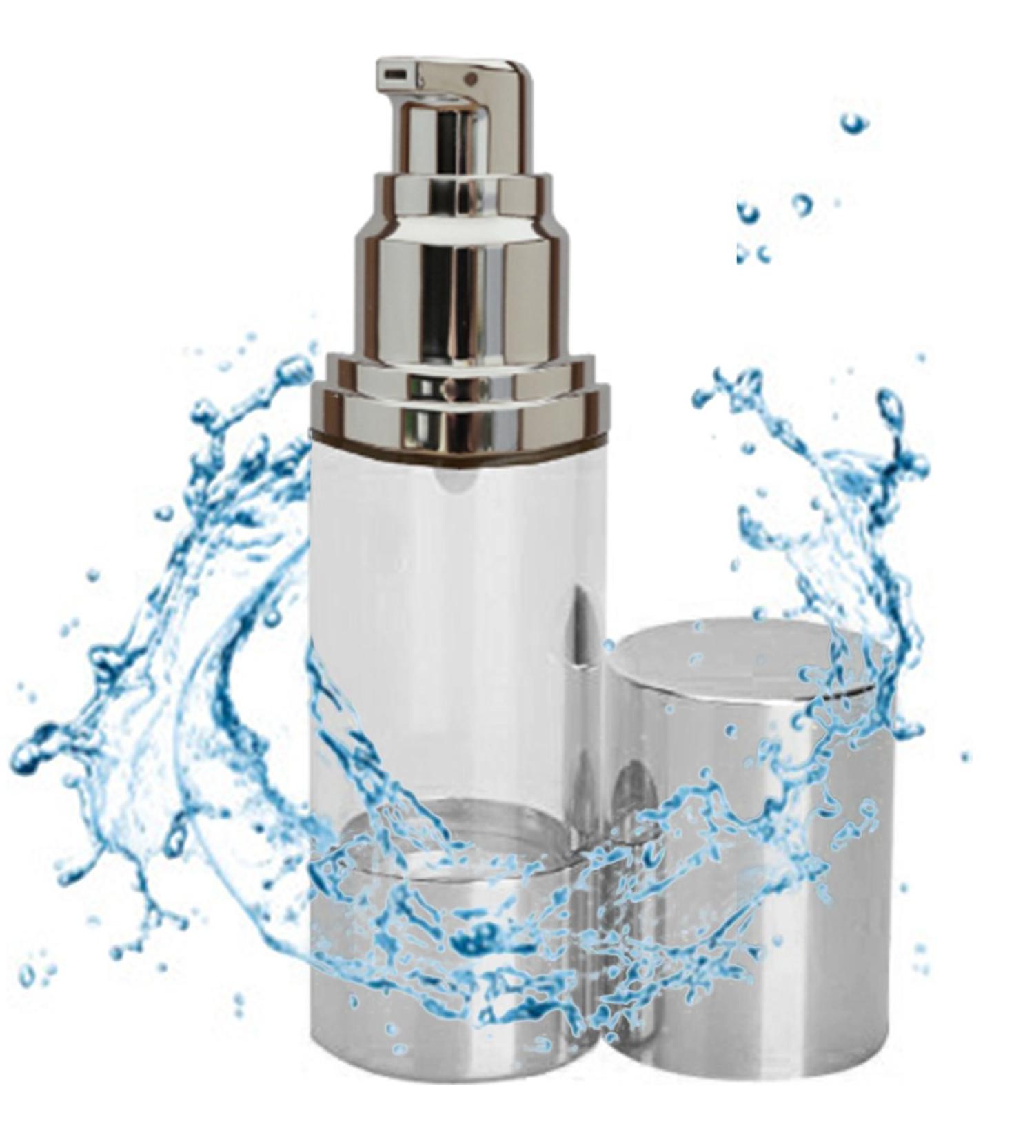 Buy Sterile Airless Pump Bottle 1 OZ - Refillable Cosmetic Container for Makeup & Serums Leak-Proof & Shockproof BPA-Free - International Shipping Available - Buy Online on GoSupps.com