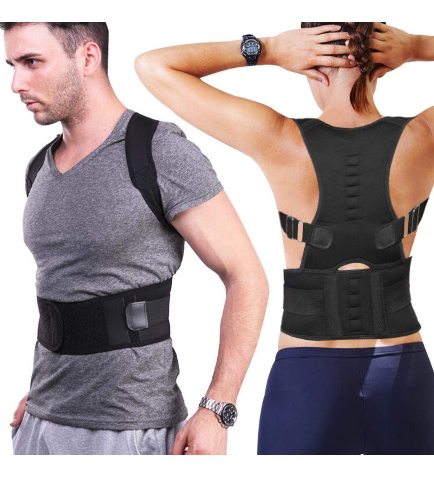 Back Posture Corrector Adjustable Back Brace Protects Lumbar Spine Support Belt Comfortable Design Pain Relief for Upper and Lower Back Waist Prevent Humpback Xl - Buy Online on GoSupps.com