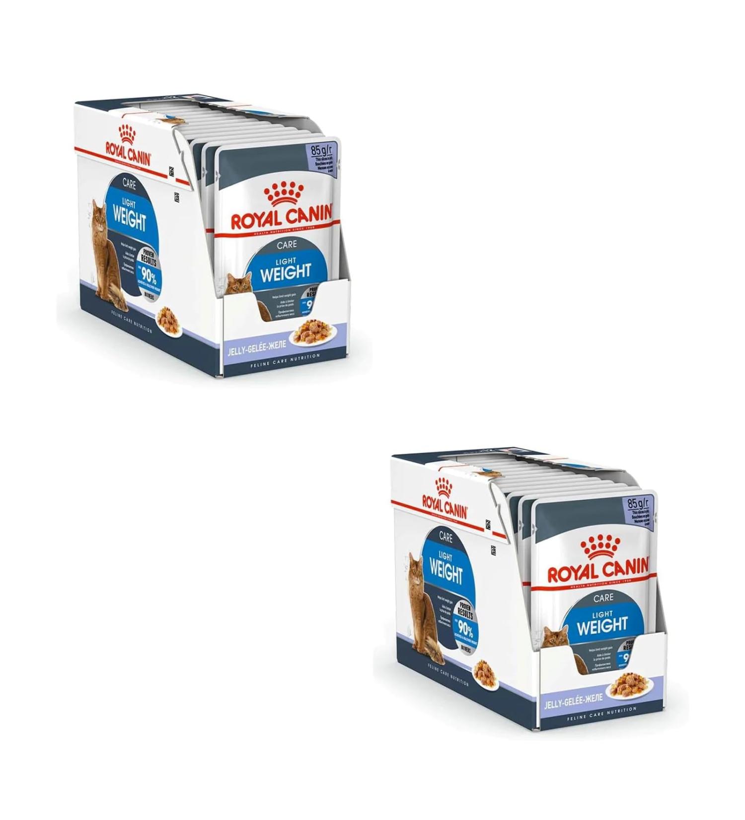 Royal Canin Light Weight Care Complete Adult Wet Cat Food in Jelly 24 x 85g - Buy Online on GoSupps.com