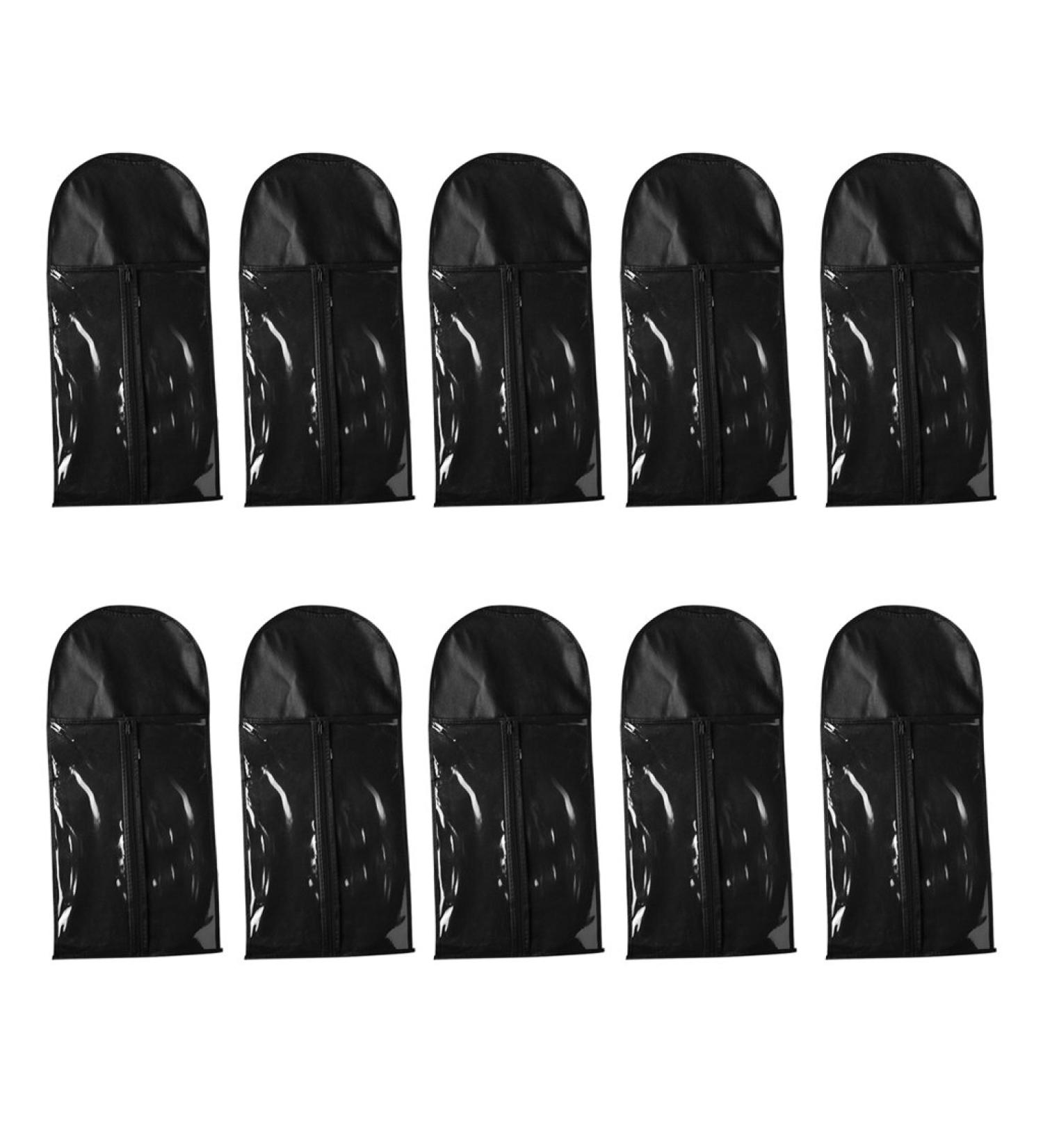 10 Hair Extension Wig Storage Bag Holder Case - Dustproof Protector in Black | International Shipping Available - Buy Online on GoSupps.com