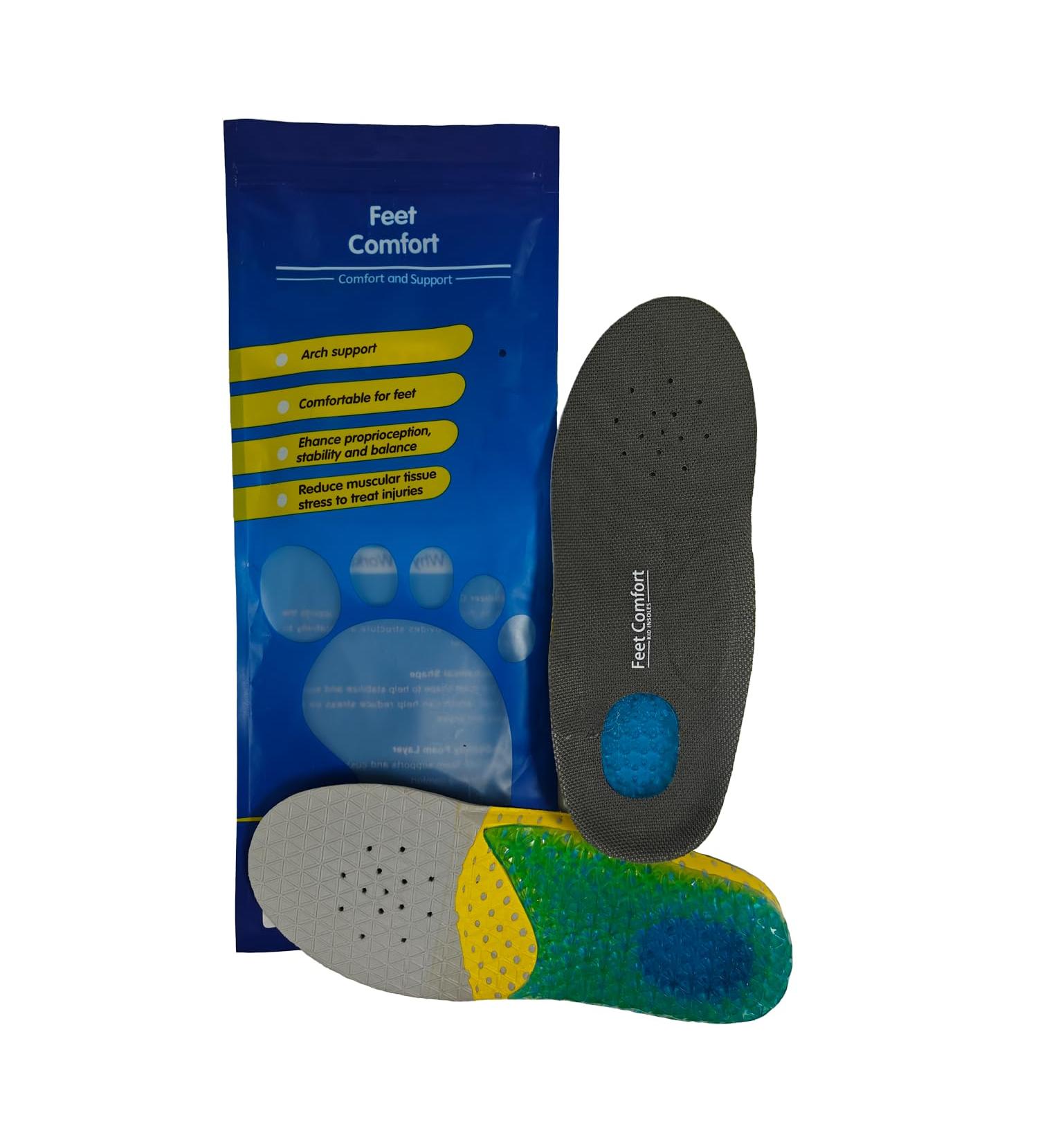 Kids Gel Insoles for Toddler Shoes - Comfortable Inserts for Boys & Girls (US Toddler Size 7-9 - Buy Online on GoSupps.com