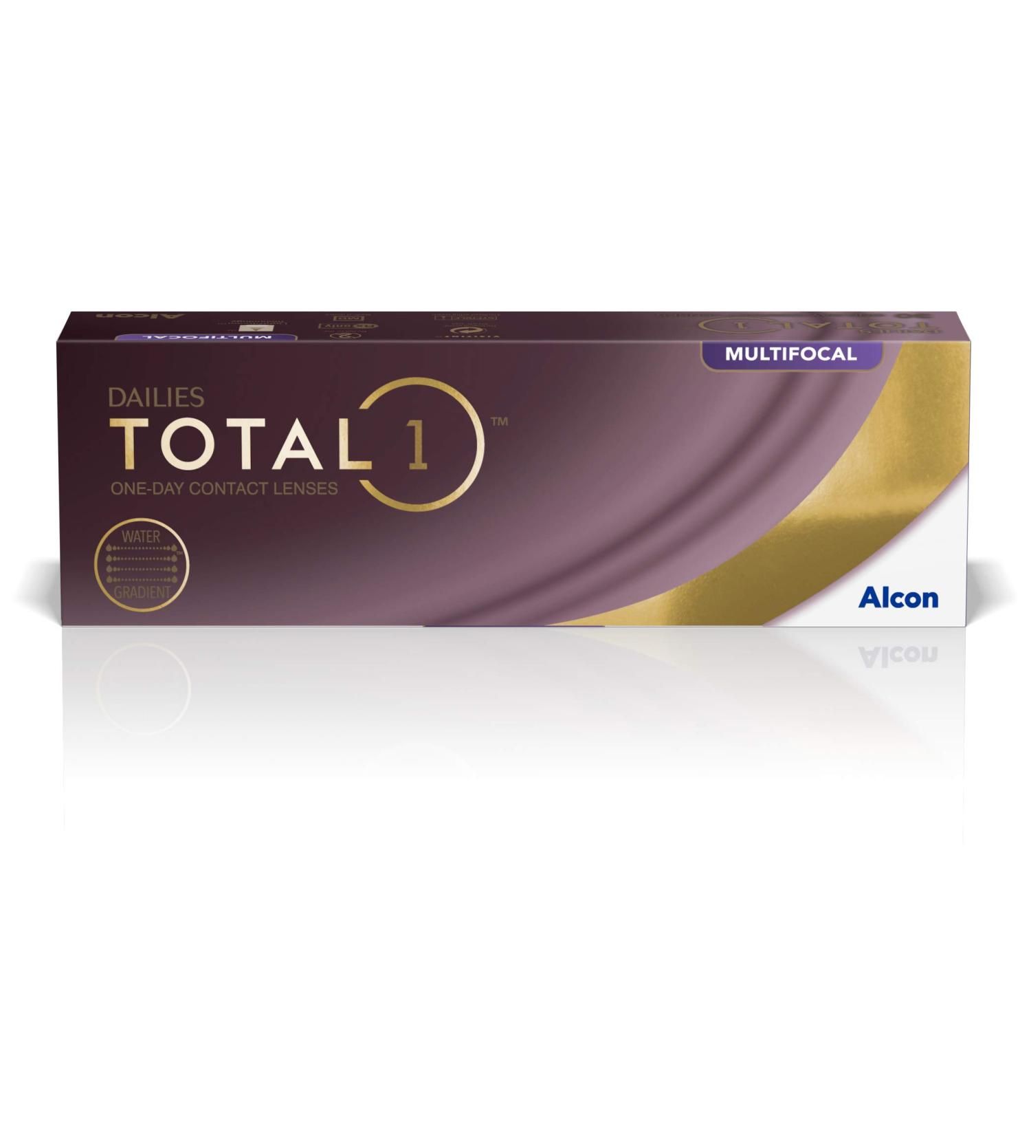 Dailies Total 1 Multifocal Daily Lenses - 30 Pack | BC 8.6 mm Dia 14.1 mm +0.5 Diopters - Optimal Comfort & Clarity - Buy Online on GoSupps.com
