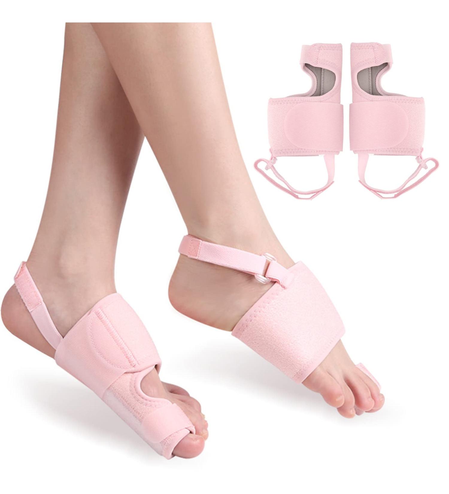 Bunion Corrector Kit - 2 Pcs Toe Separators for Hallux Valgus Pain Relief - Orthopedic Bunion Support Sleeve - Day & Night Bunion Relief Solution - Buy Online on GoSupps.com