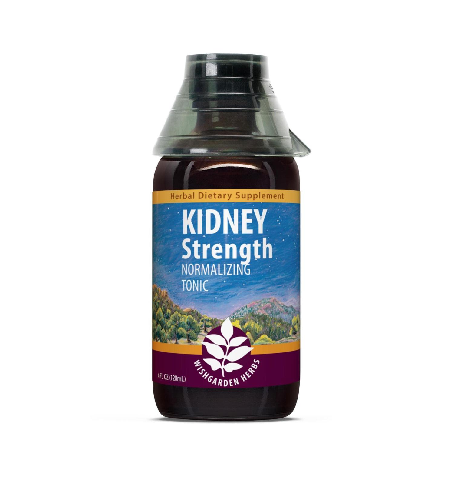 WishGarden Herbs Kidney Strength 4oz - Natural Herbal Kidney Support & Detox Cleanse Supplement for Healthy Urinary Tract - Buchu Leaf & Cornsilk Formula - Buy Online on GoSupps.com