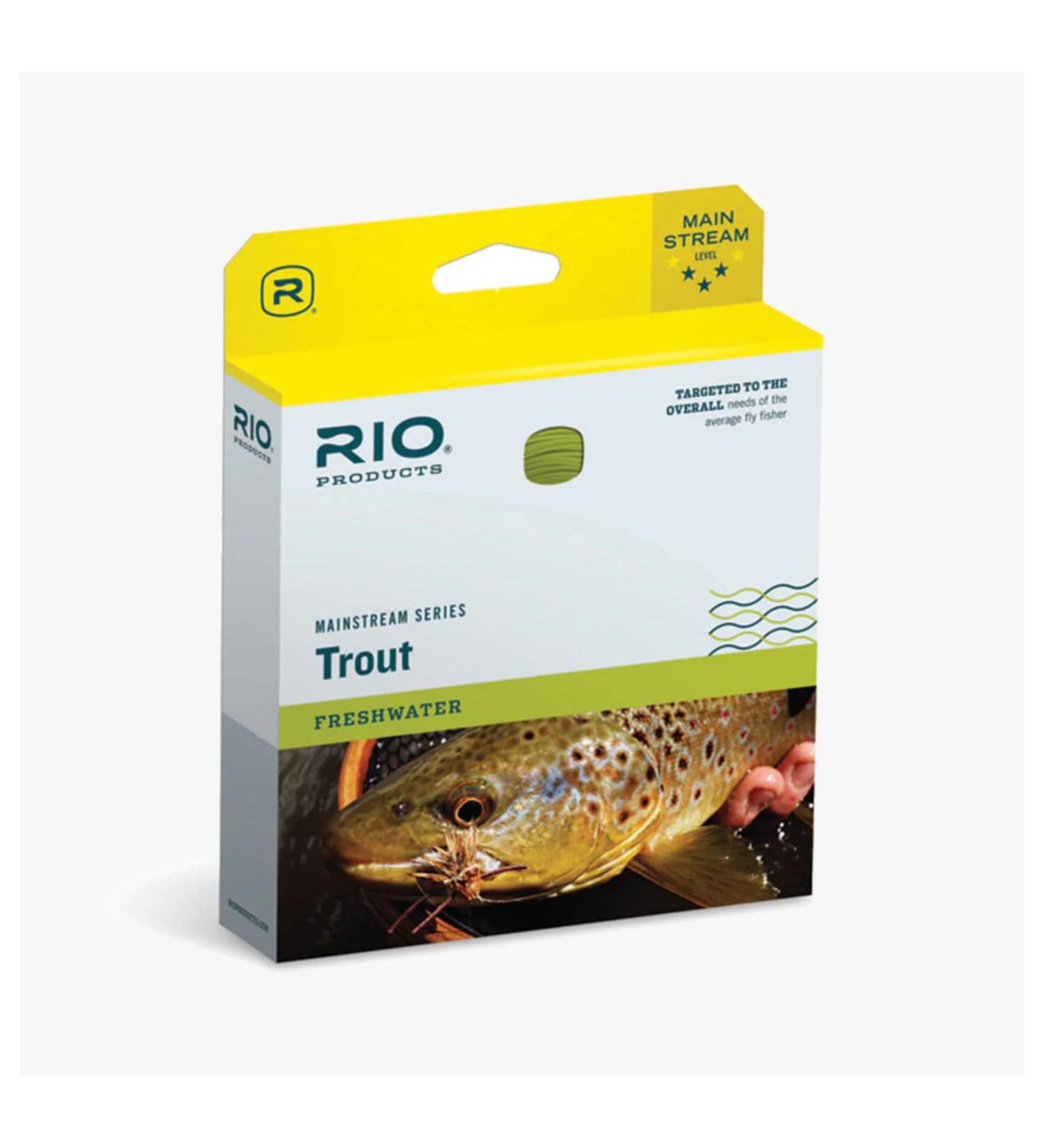 RIO Mainstream Trout Full Sinking Fly Line - Easy Casting 5wt Brown - Buy Online on GoSupps.com