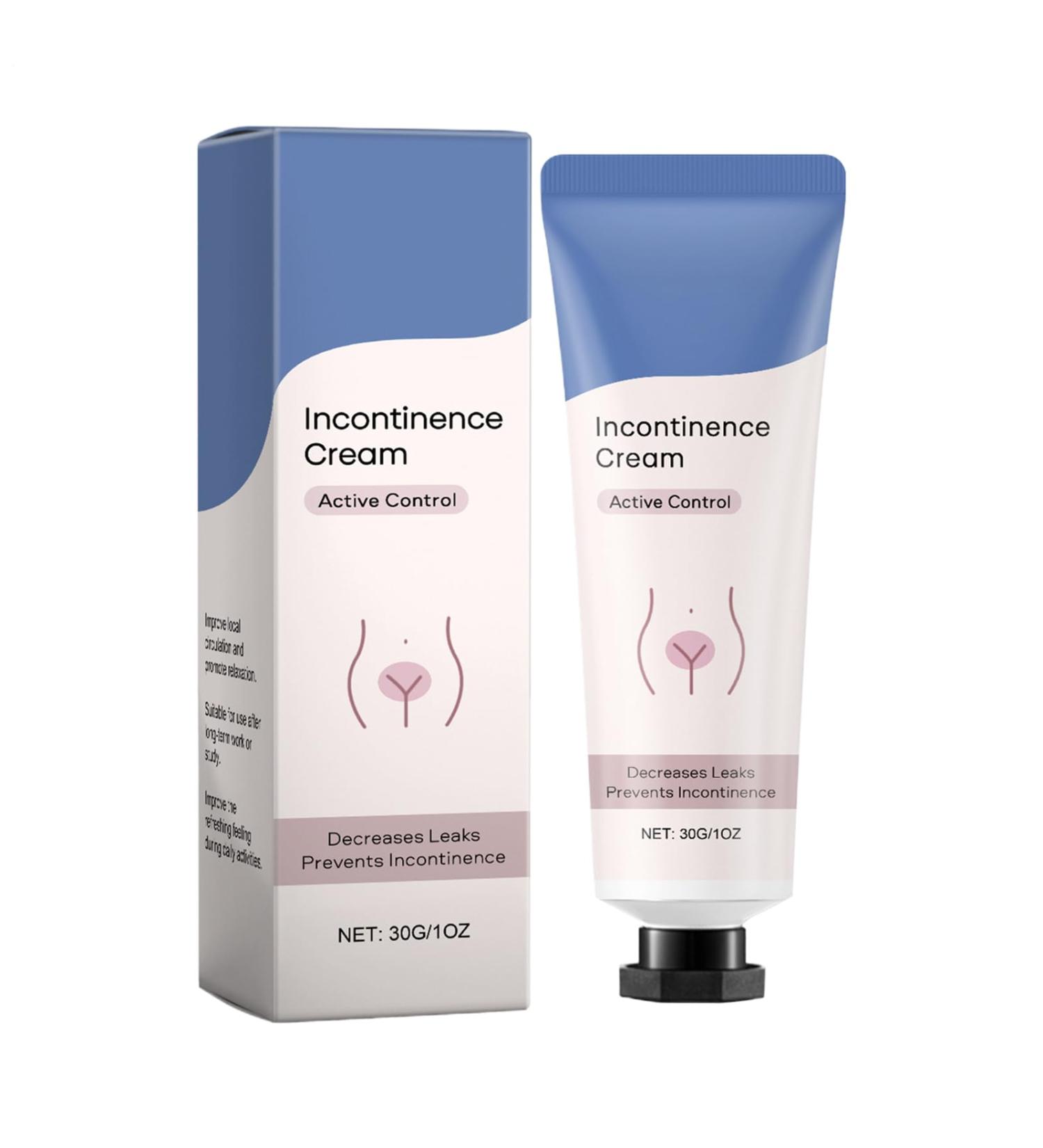  Dgayaeic Women's body cream non-greasy texture 30g active control incontinence cream - reduces leaks moisturizing lotion for night and after shower deep hydration for daily use - Buy Online on GoSupps.com
