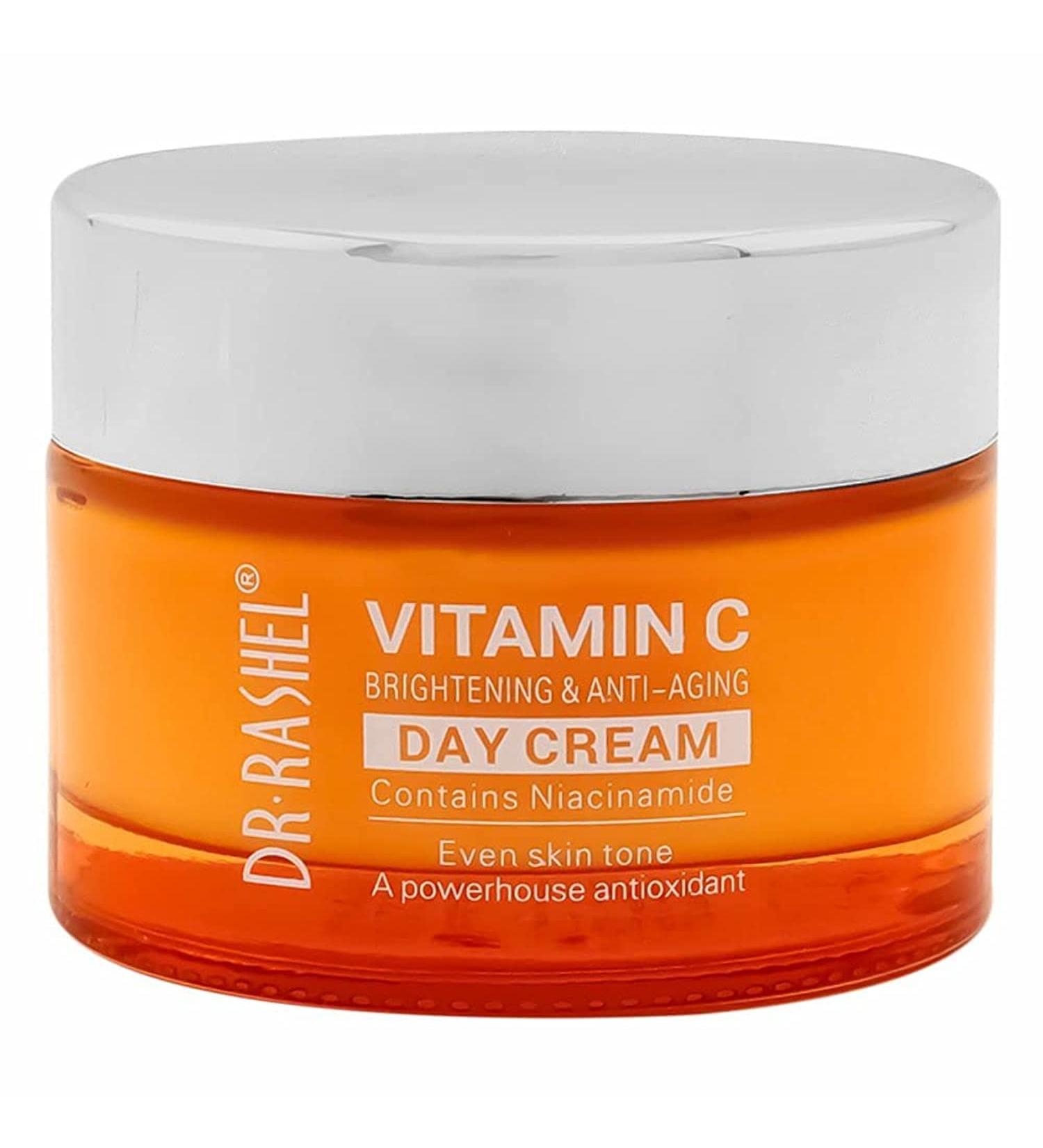 Dr Rashel Vitamin C Day Cream With Niacinamide and Collagen |Anti-Aging - Buy Online on GoSupps.com