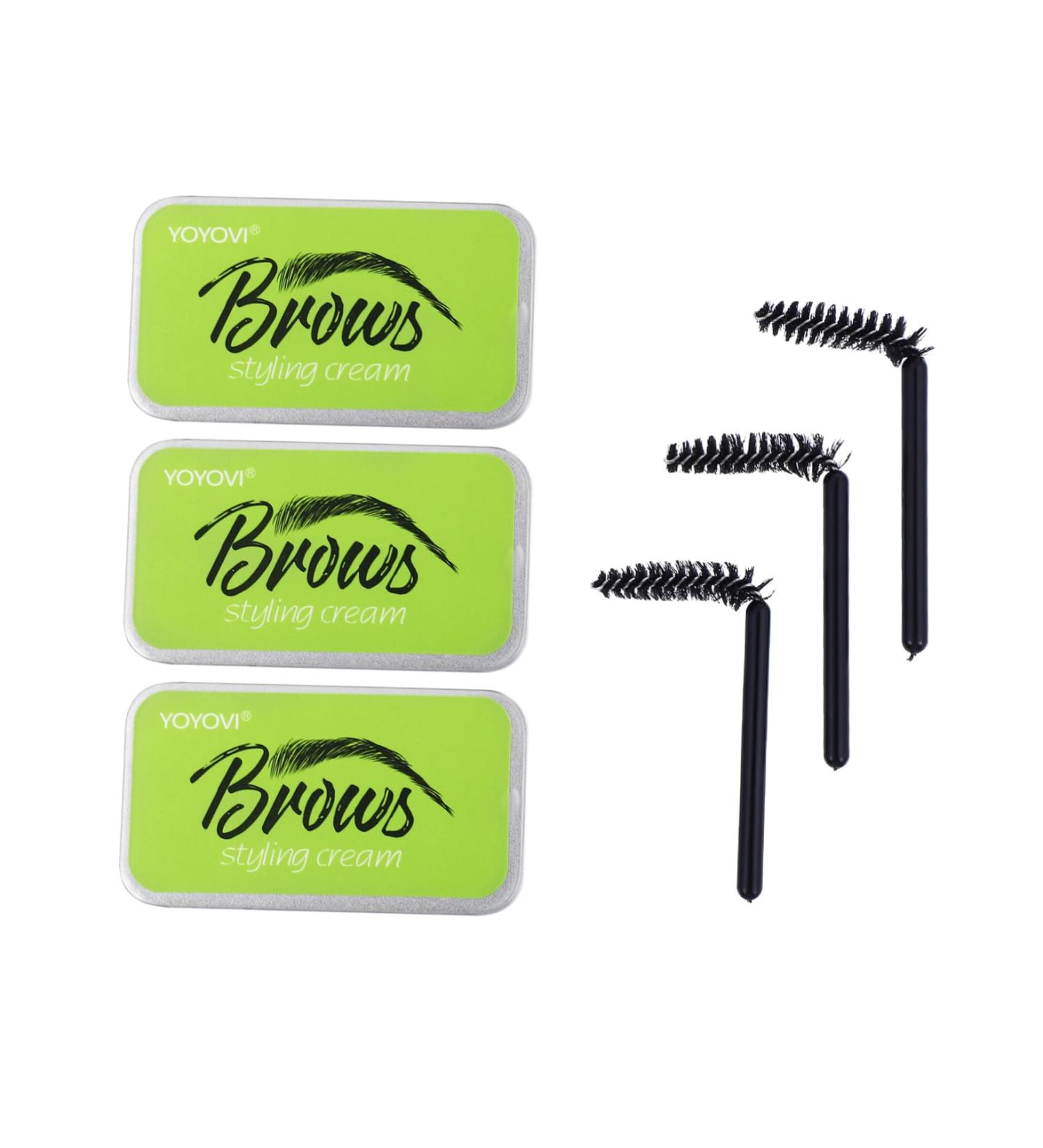 FOMIYES 3 Sets Natural Mascara Lamination Kit Soap Brows Kit Natural Eyebrow Styling Cream Miss Supplies - Buy Online on GoSupps.com