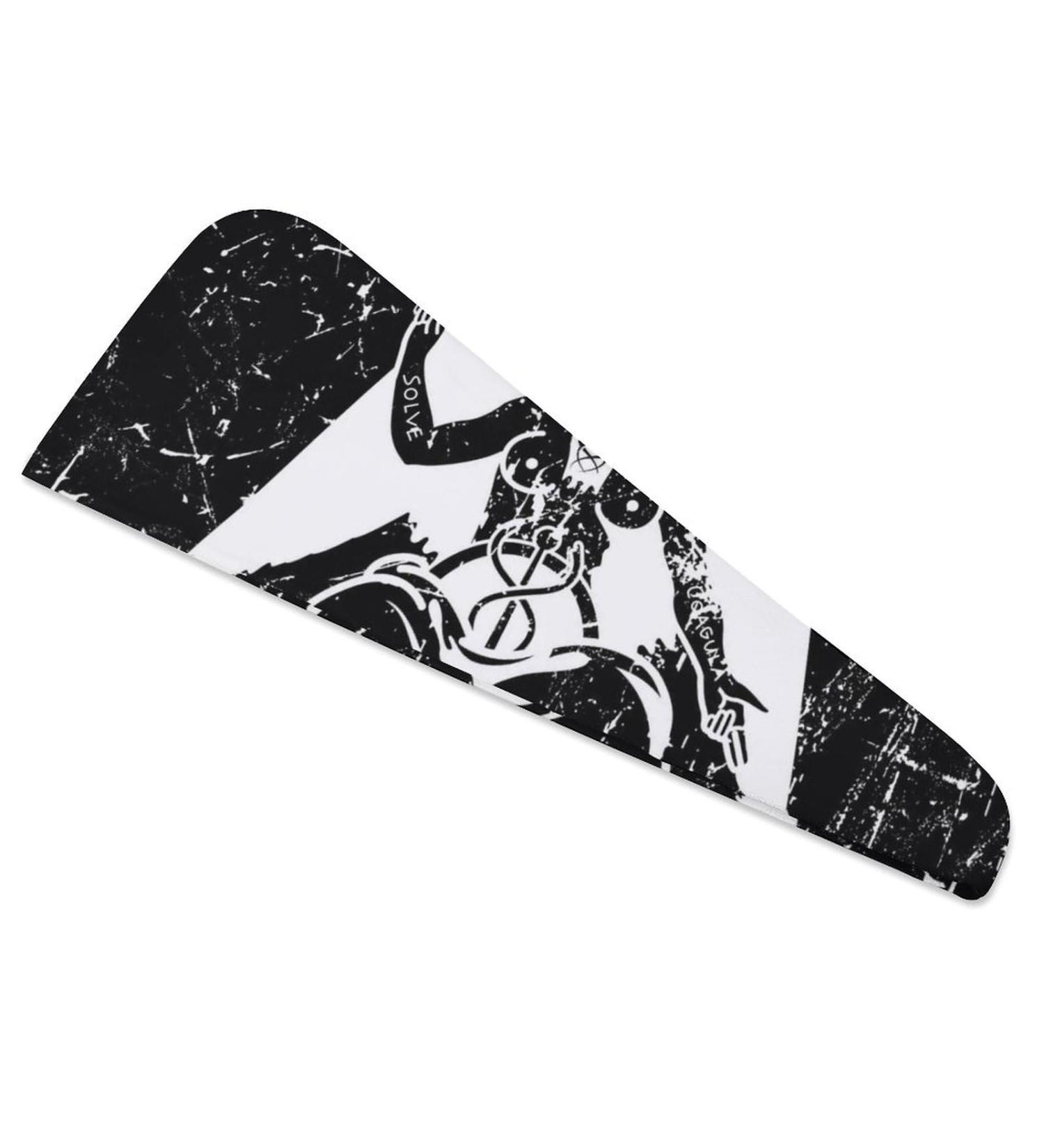 Satanic Goat Baphomet Microfiber Hair Towel Wrap for Women - 10"x26" Super Absorbent Hair Turban with Button | International Shipping - Buy Online on GoSupps.com