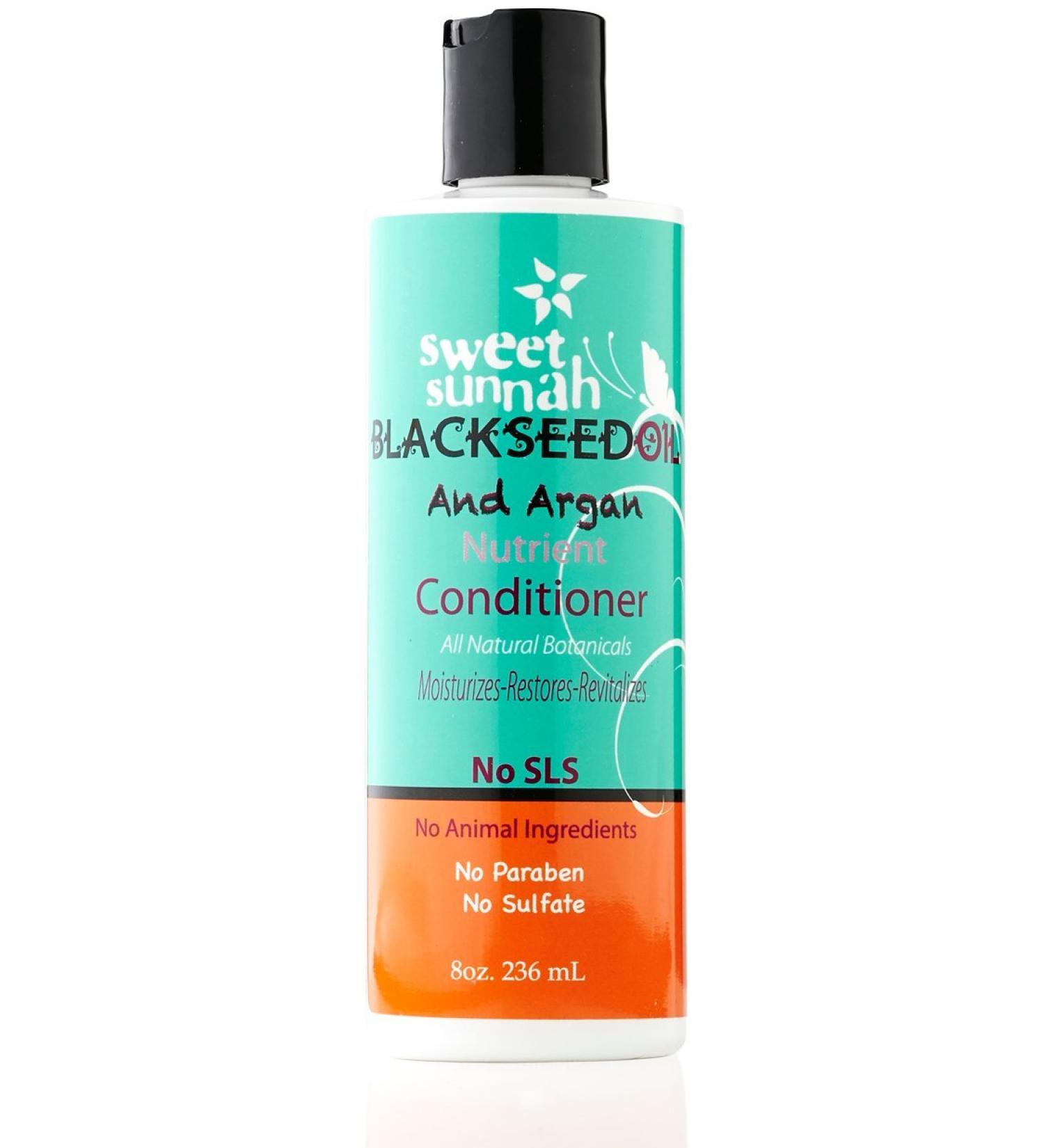 Natural High level Thymoquinone Black Seed Oil and Henna Moisture Replenishing Conditioner for all hair types by Sweet Sunnah Rich in Vitamins