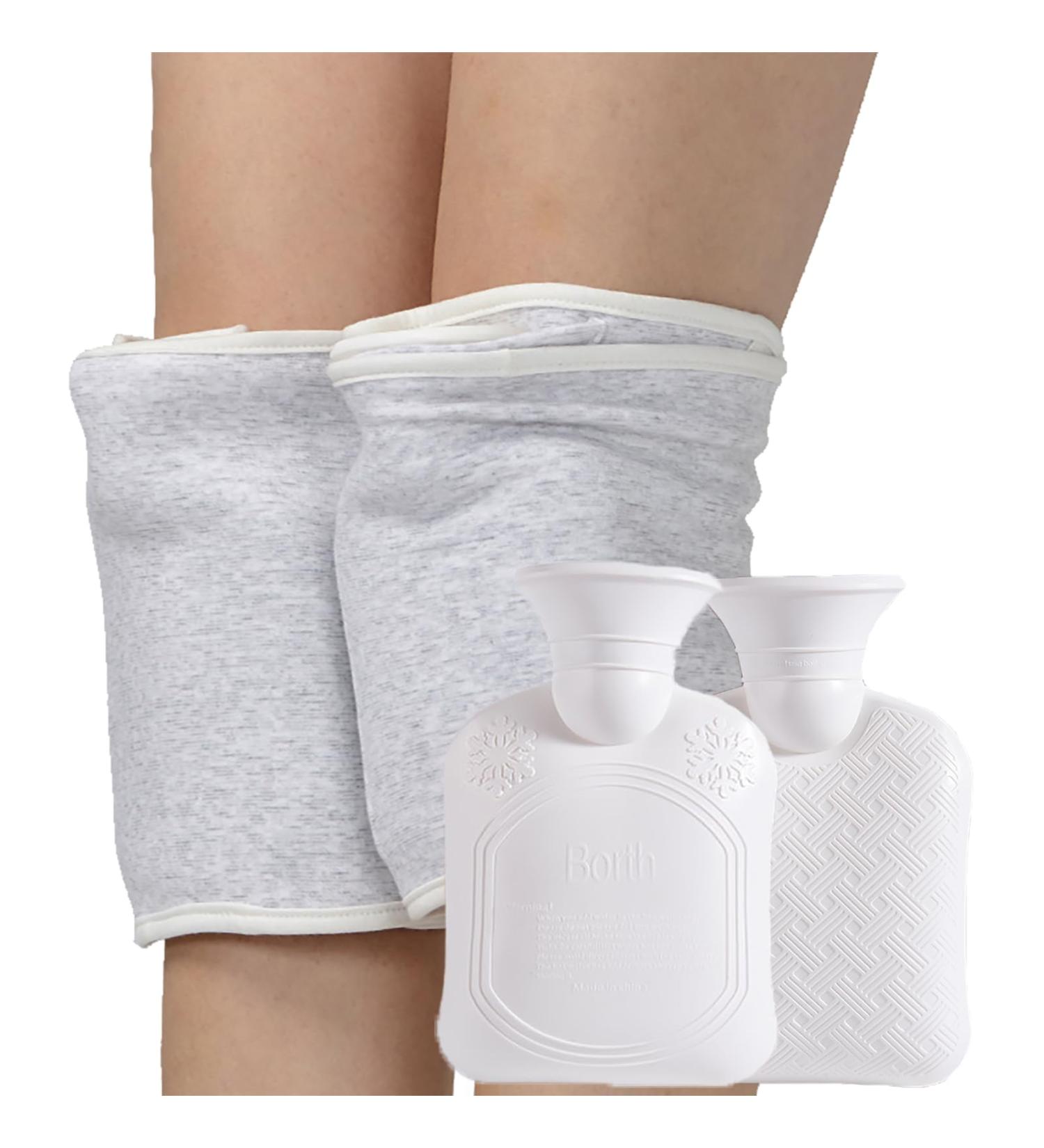 Soft Cotton Hot Water Bottle - Mini Warming Bag for Pain Relief & Cold Compress | Ideal for Sports Injuries Neck Shoulders Back & More - Buy Online on GoSupps.com