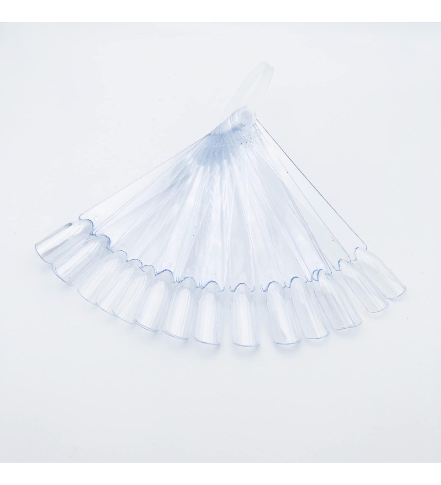 24 Pcs Transparent Nail Swatches Sticks - Nail Polish Display Board for Beginners and Professionals - Buy Online on GoSupps.com