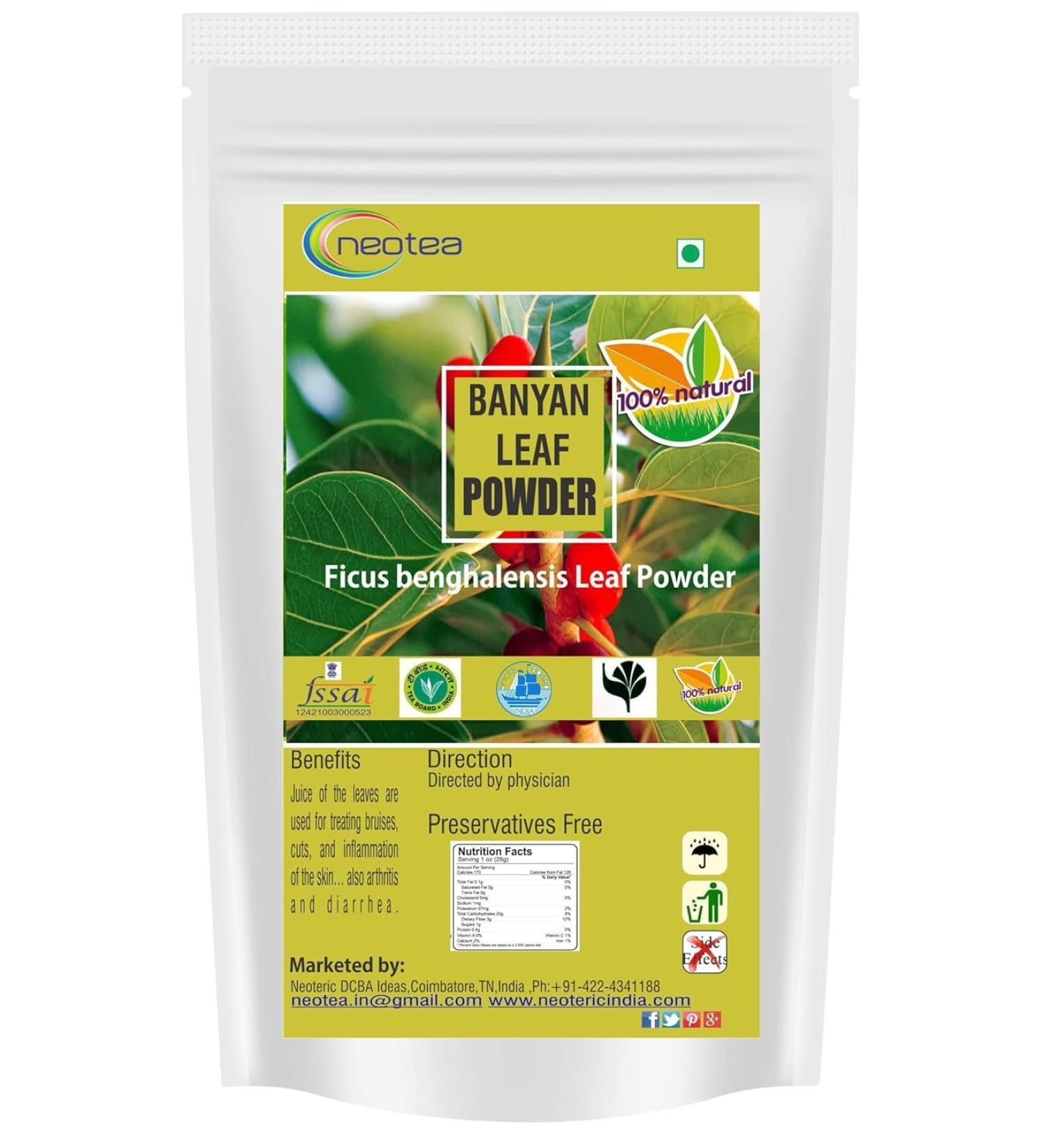YANG Banyan Leaf Powder 1 Kg - Buy Online on GoSupps.com