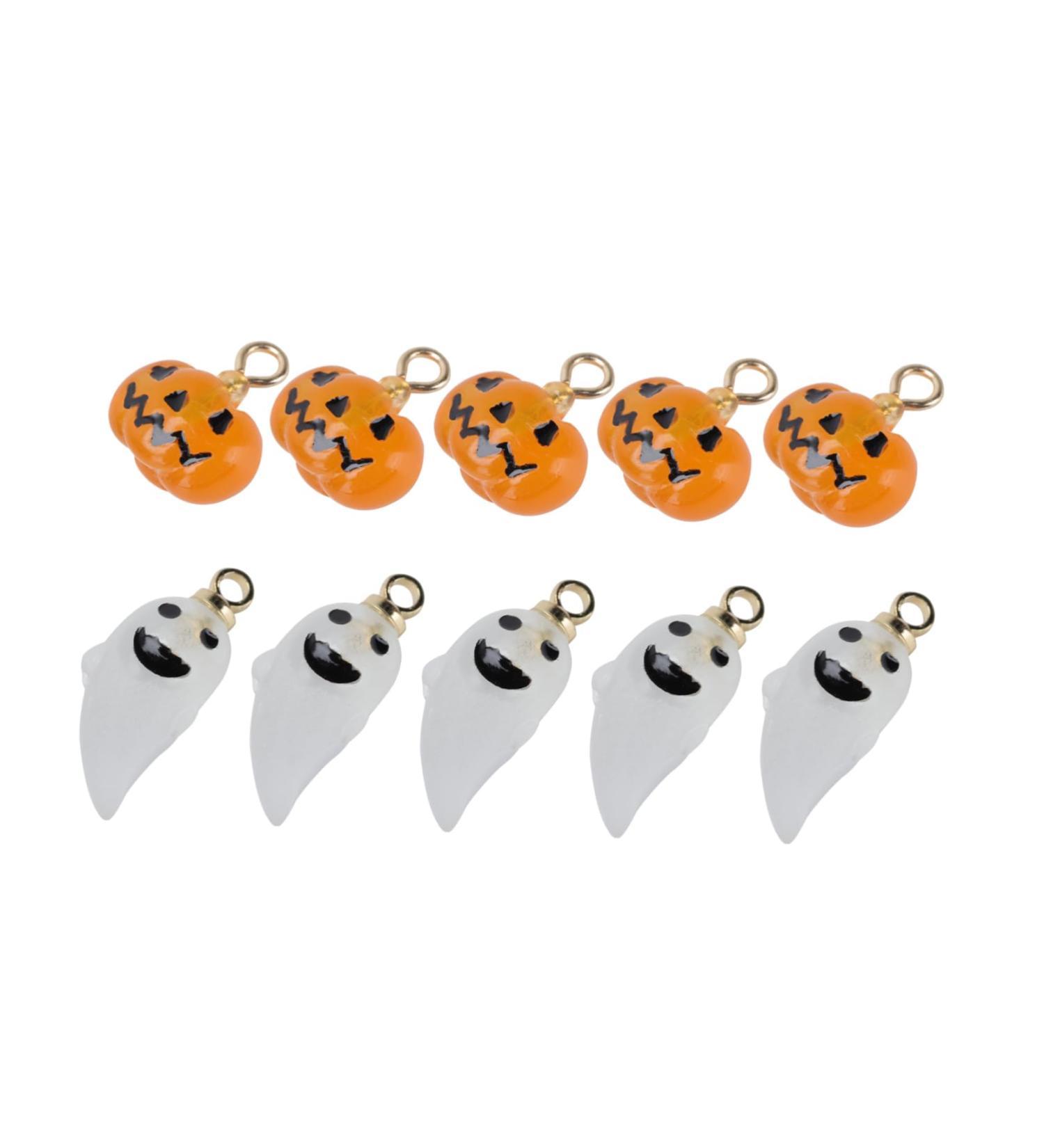 TEHAUX 10pcs Diy Material Halloween Pumpkin Charms Halloween Jewelry Charms Pumpkin Charms for Bracelets Necklace Charms Pumpkin Necklace Charm Bracelet Charms Iron Frosted Craft Supplies - Buy Online on GoSupps.com