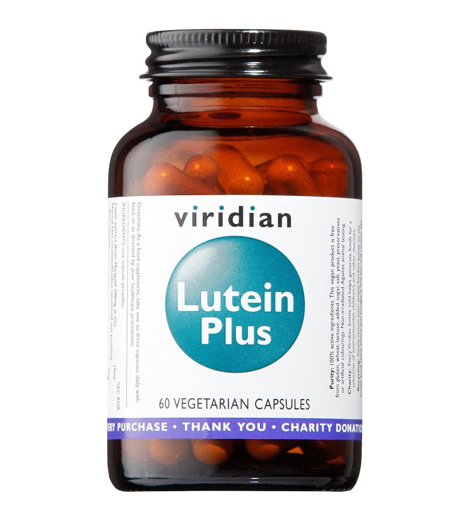 Viridian Lutein Plus - Eye Health Complex - 60 Vegicaps