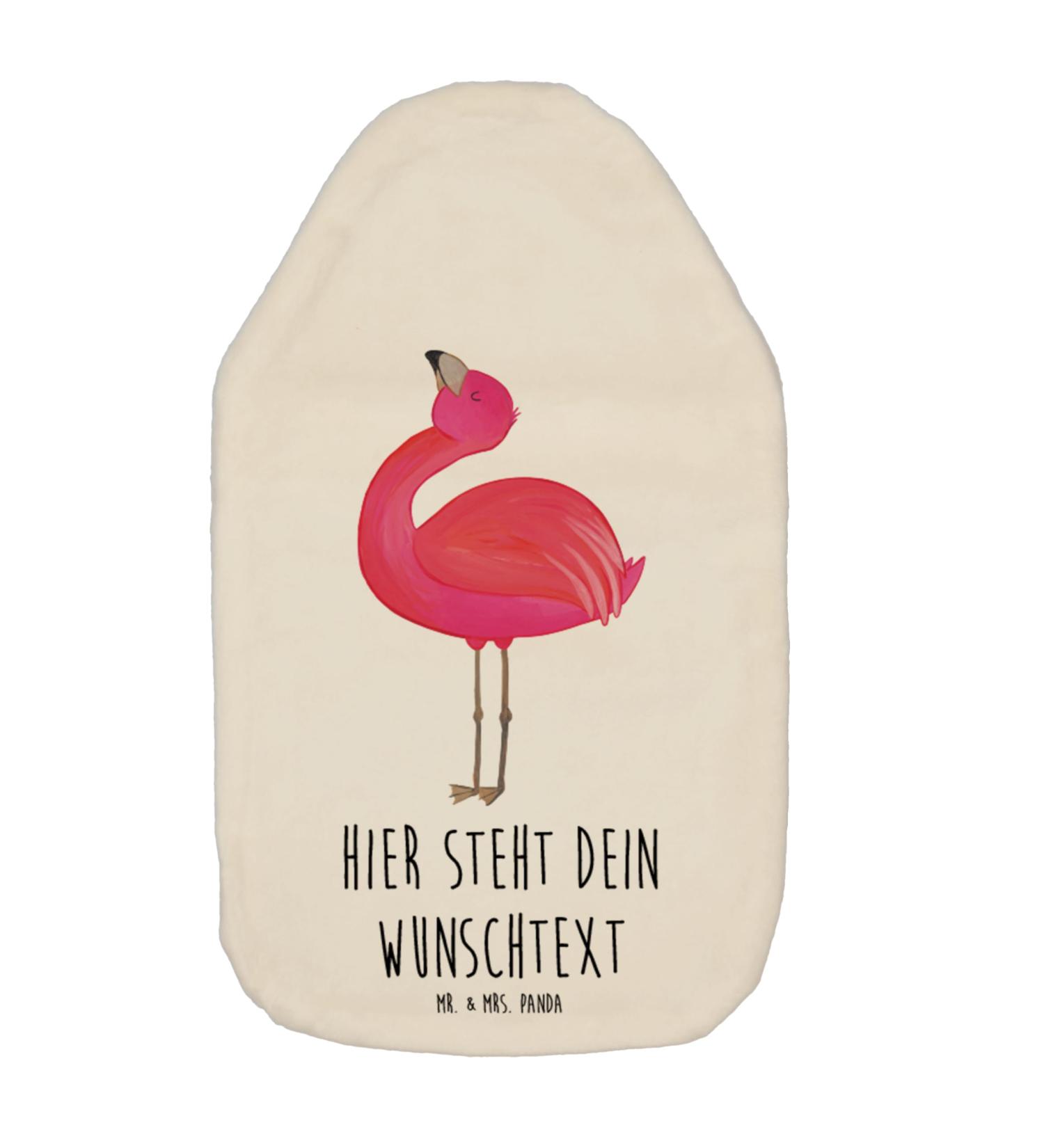 Personalized Flamingo Heat Bottle | Mr. & Mrs. Panda - Unique Self-Love Gifts in Pink - Buy Online on GoSupps.com