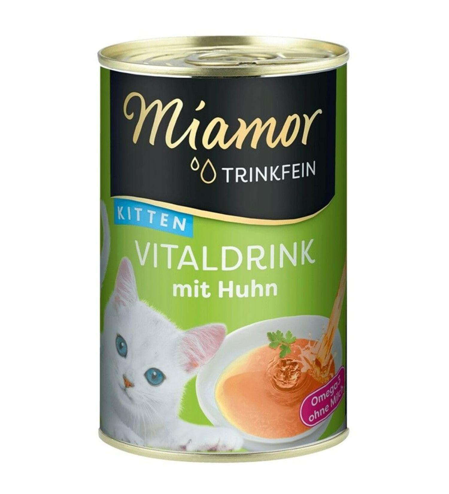 Miamor Trinkfein Vitaldrink Kitten mit Huhn 135ml (Menge: 24 Je Bestelleinheit)