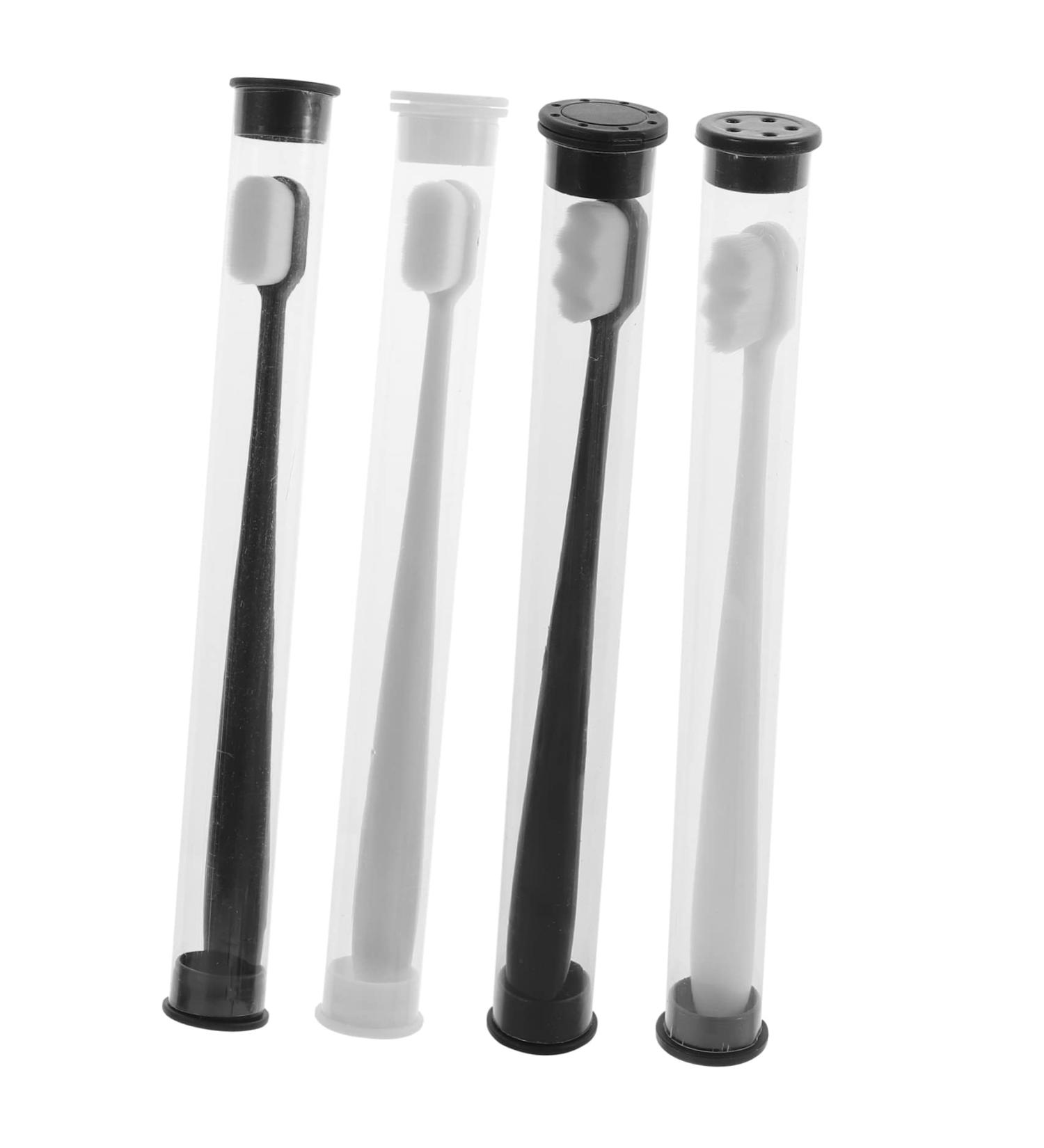 Frcolor 4 Pack Super Soft Toothbrush for Sensitive Gums - Extra Soft Natural Bristles & Peppermint Flavor - Ideal for Kids & Adults - Shop Now! - Buy Online on GoSupps.com