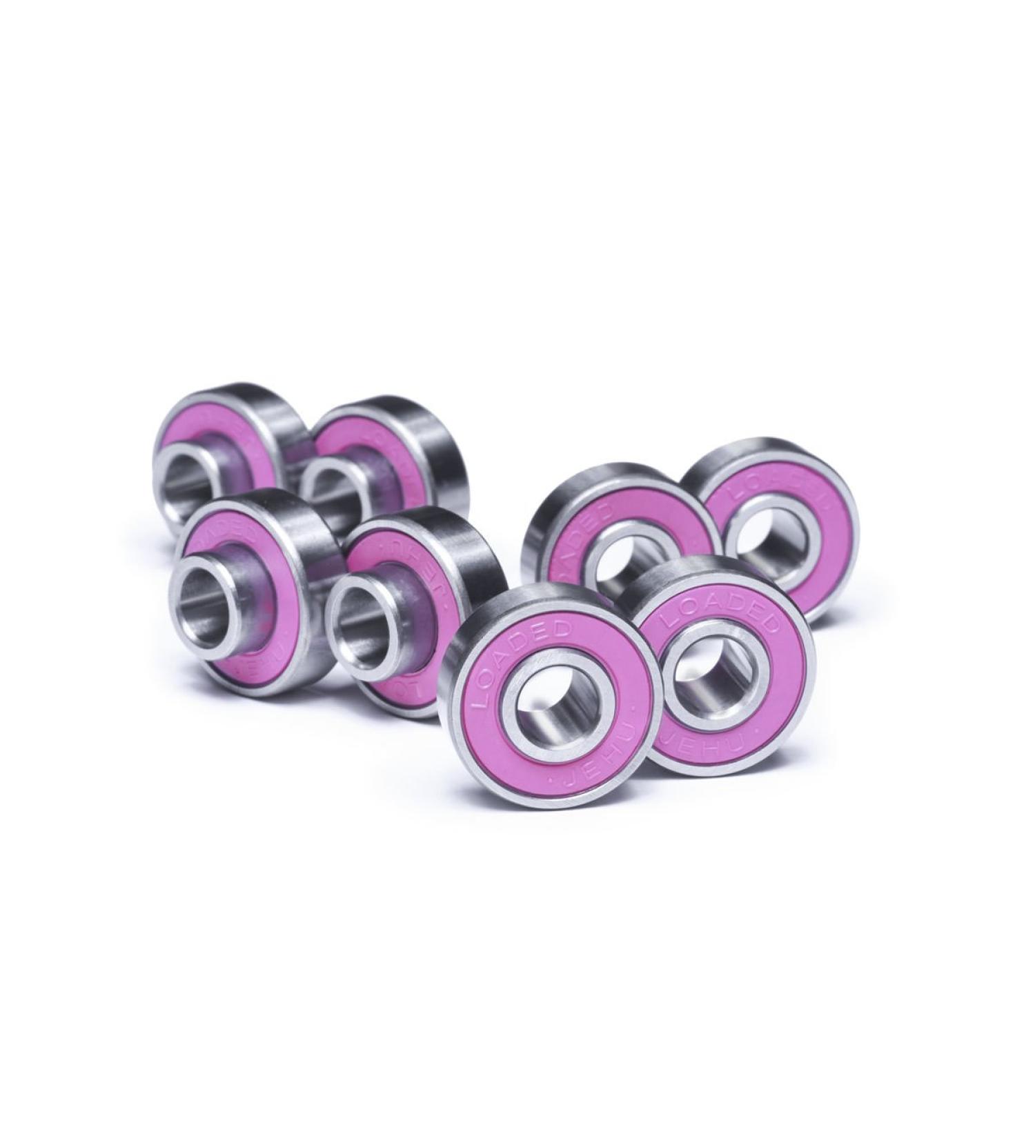Loaded Boards Jehu V2 High Performance Longboard Skateboard Bearings Set of 8