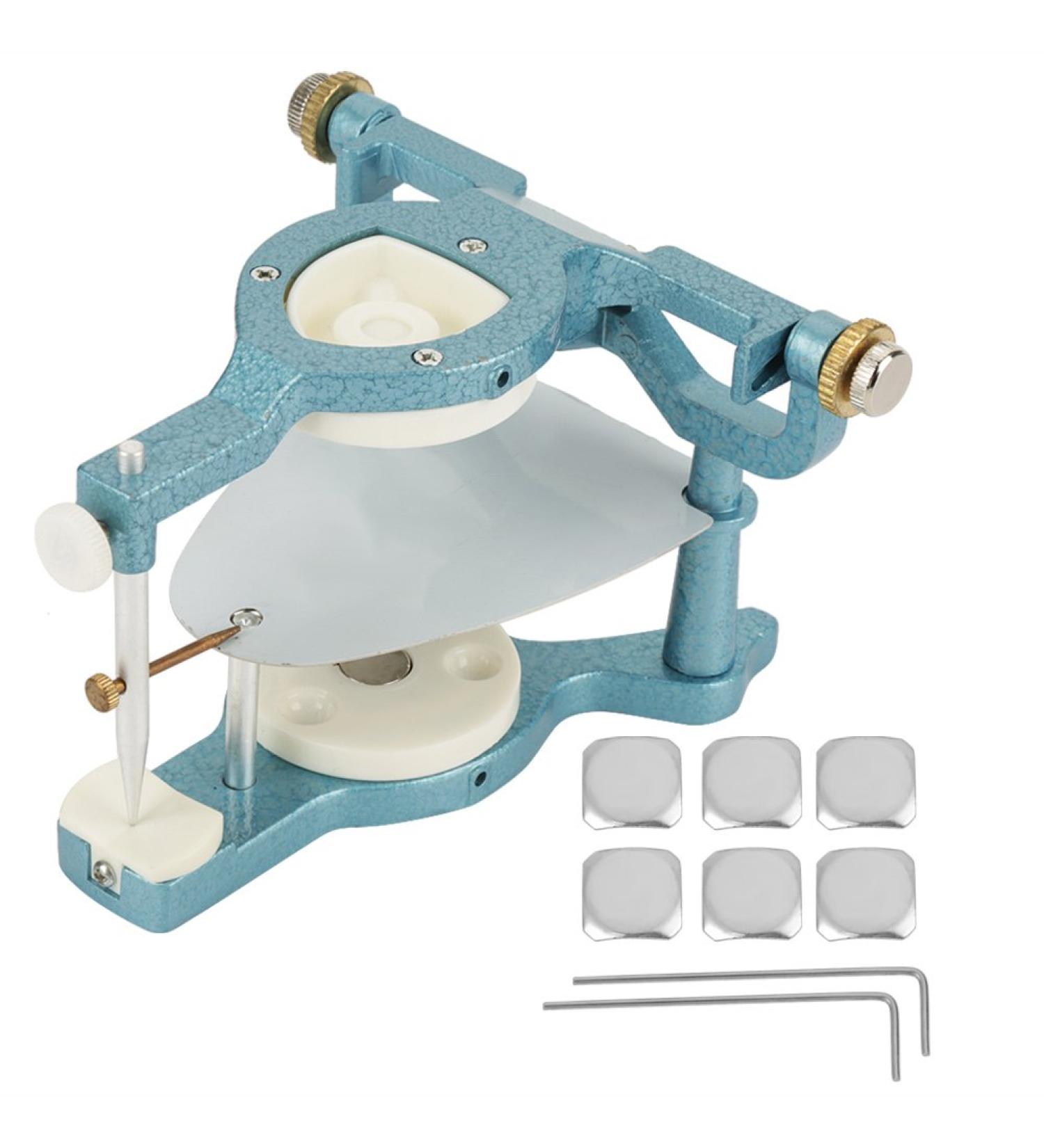 Buy Agate 9-in-1 Adjustable Magnetic Articulator - Full Mouth Dental Equipment with 6 Replacement Metal Plates | International Shipping Available - Buy Online on GoSupps.com