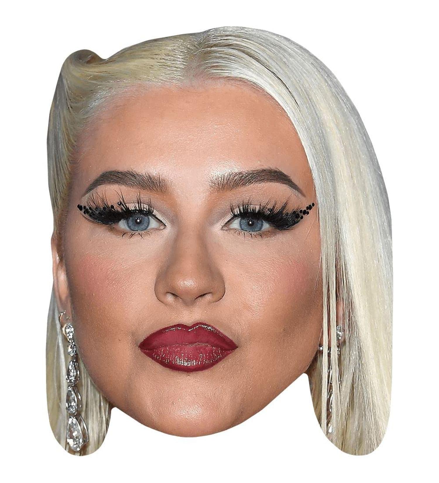  Celebrity Cutouts Christina Aguilera (Lipstick) Celebrity Masks - Buy Online on GoSupps.com
