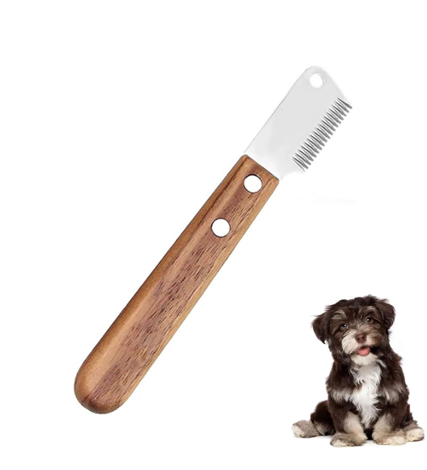 Vastseea Professional Dog Trimmer - Ergonomic Wooden Handle for Animal Care - Ideal for Right-Handed Grooming - Perfect for Most Dogs - Buy Online on GoSupps.com
