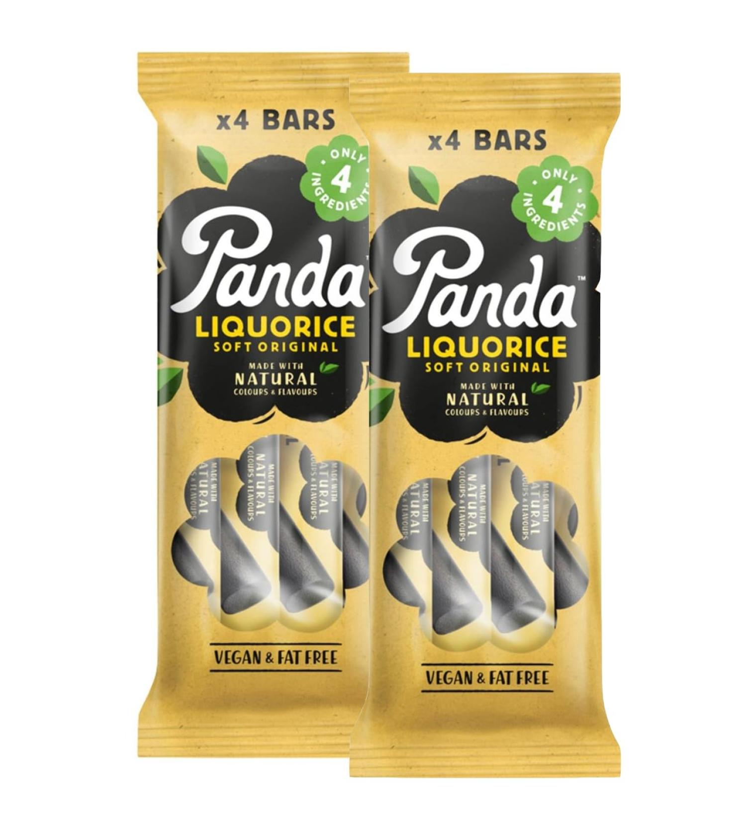 Panda Panda Licorice Bars 128g - Pack of 2