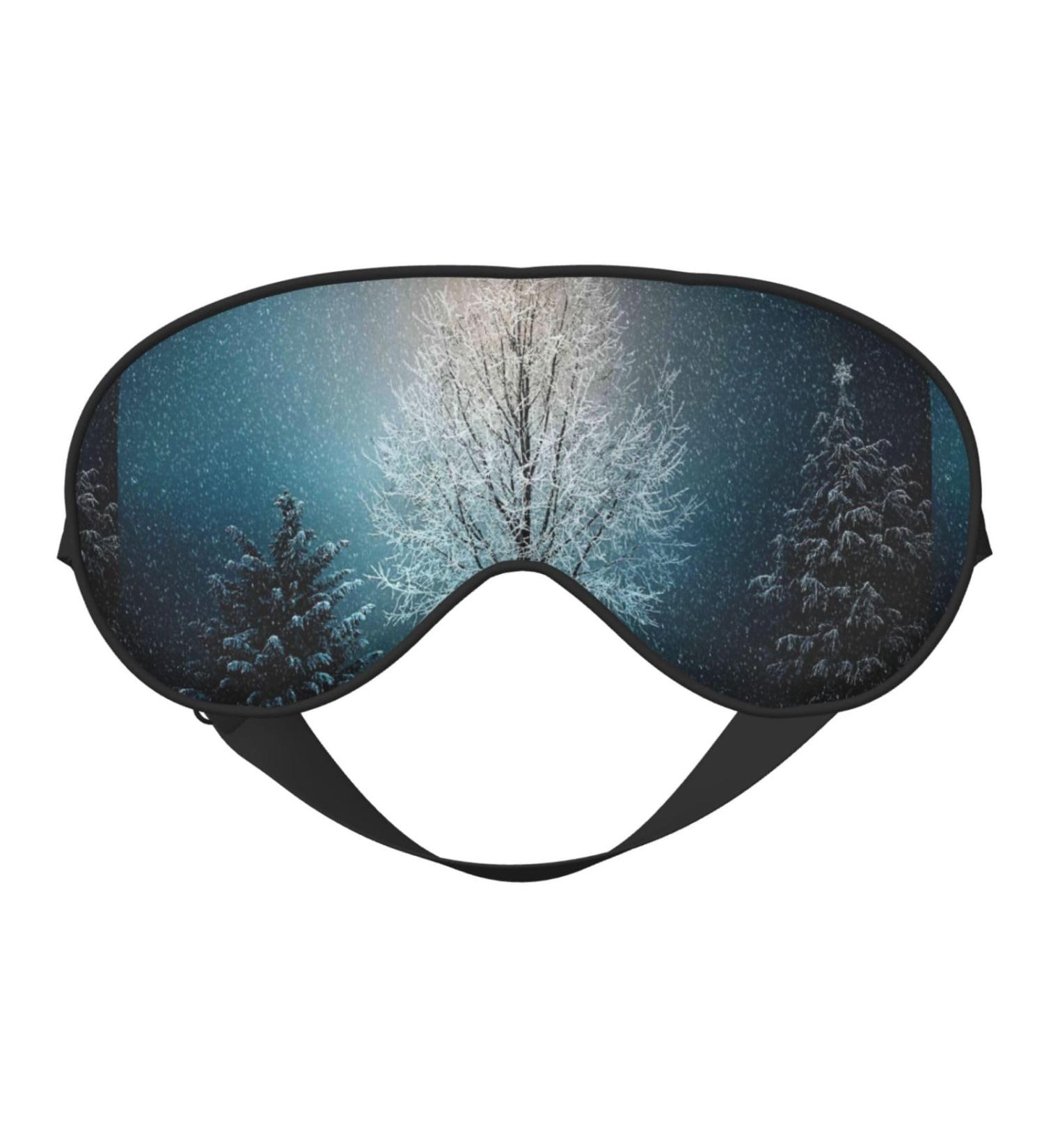 Winter Rabbit Sleep Mask | Double-Sided Soft Eye Covers | Adjustable Sleeping Masks for Perfect Shading & Eye Edema Relief - International Shipping Available - Buy Online on GoSupps.com