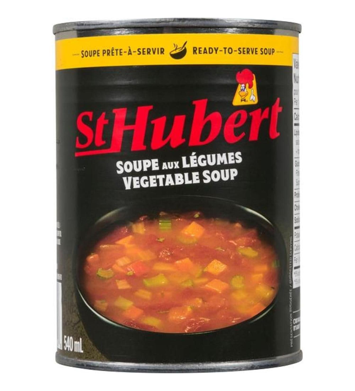 St-Hubert Soup Vegetable 540 Milliliter - 24 per case.