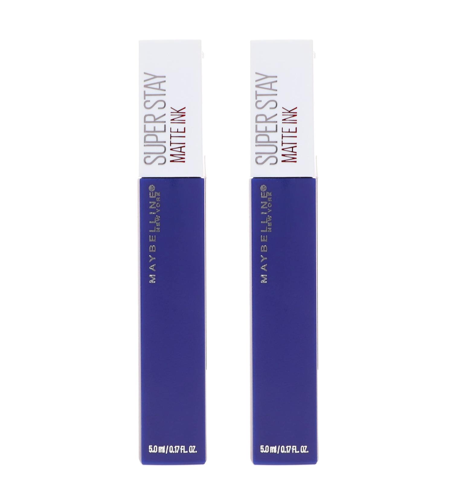 Superstay Matte Ink City Edition Lipstick 105 Explorer - Pack of 2 | Long-lasting Matte Finish - Buy Online on GoSupps.com