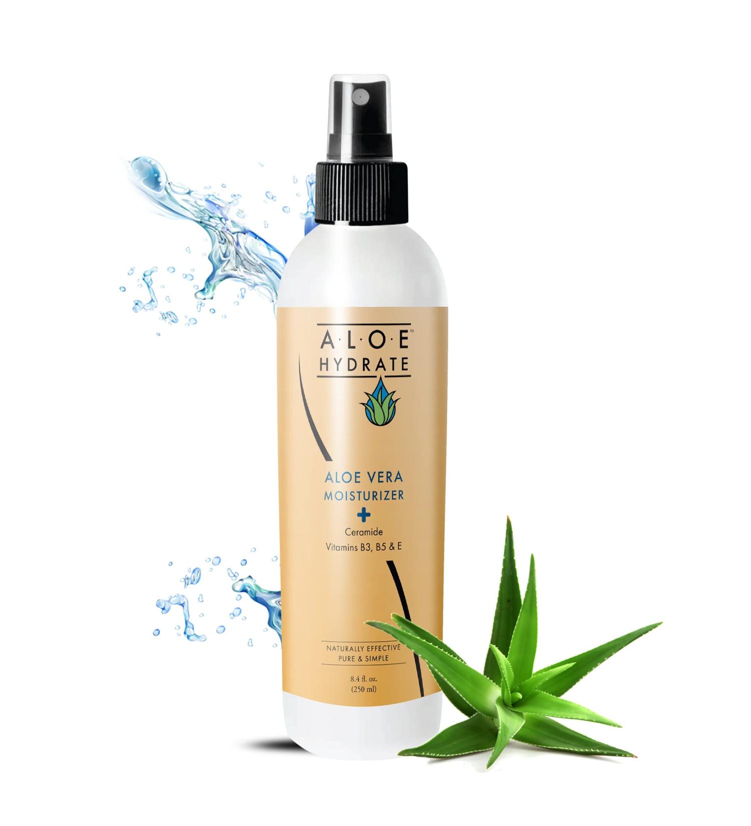 Hydrating Body Lotion Spray with Hyaluronic Acid & Aloe Vera | Moisturize Soften & Nourish Skin International Shipping Available - Buy Online on GoSupps.com