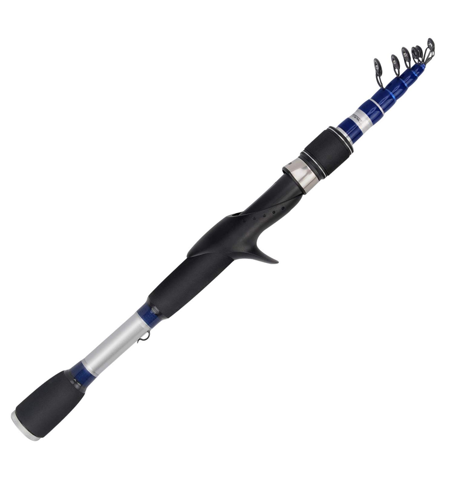 KastKing Compass Telescopic Fishing Rod Combo - 6'0 Medium Cast - Stainless Guides, Ceramic Rings, 4+1BB Reel - Easy Travel Packing to 17 - Buy Online on GoSupps.com