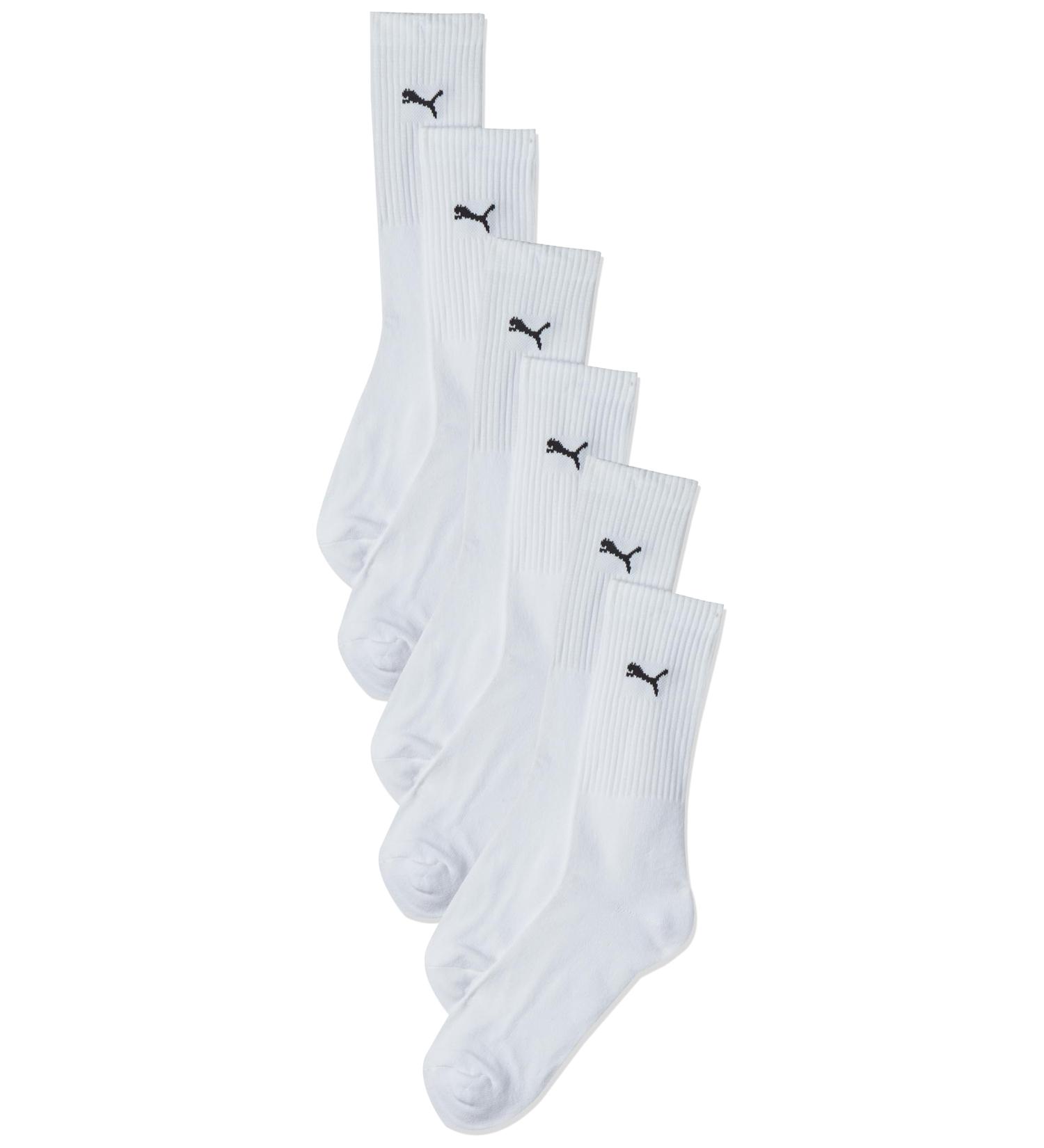 Puma Unisex Crew Socks Basic Sports Socks Pack of 12 Size 47 - 49