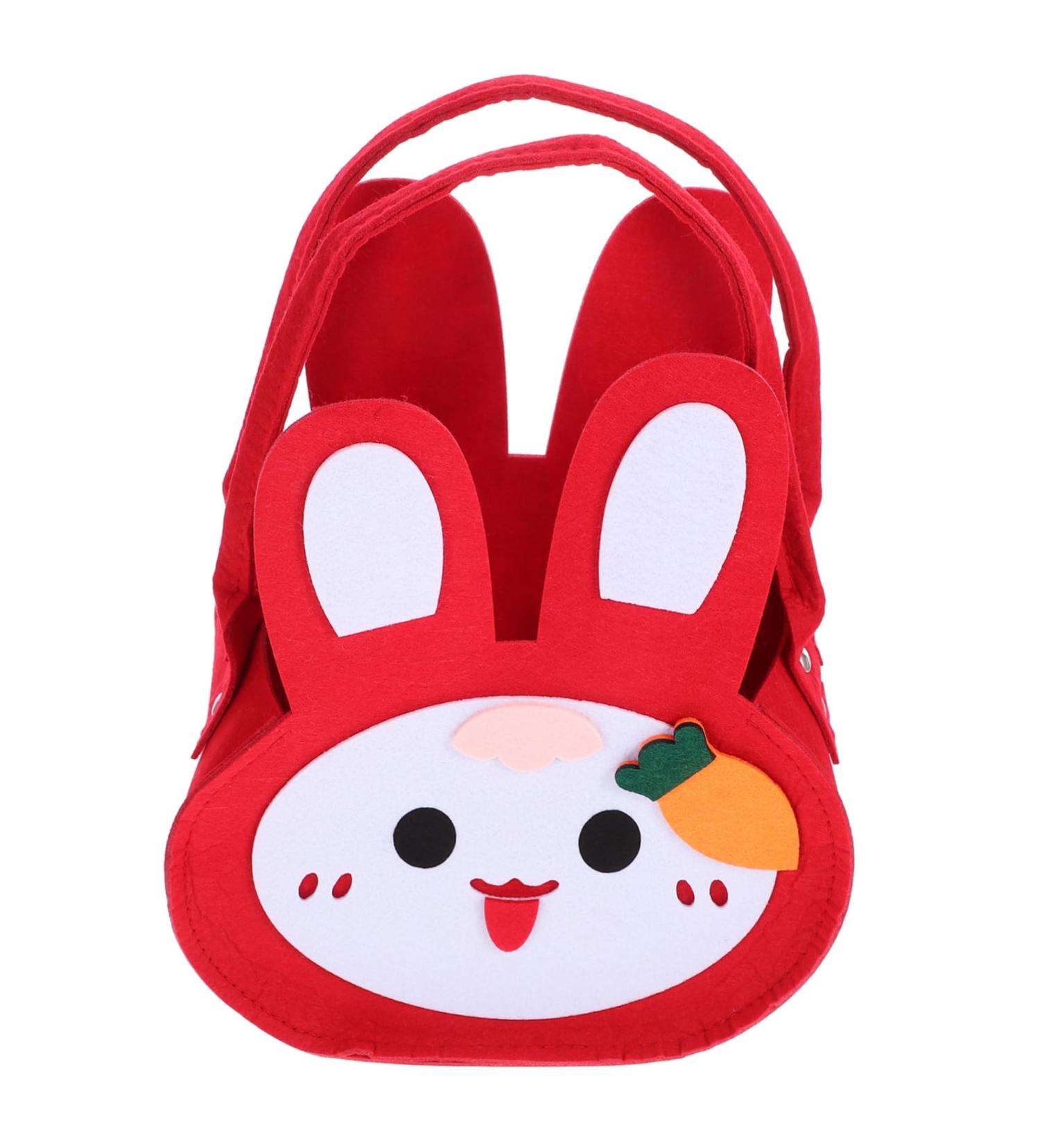 STOBAZA Easter Goodie Bags Snack Bags Easter Candy Pouch Cookies Storage Bags Candy Packing Bags Cloth 1 count (Pack of 1) Red - Buy Online on GoSupps.com