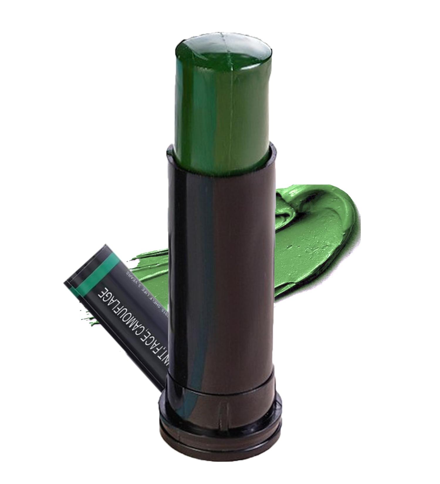 Green Face Paint Halloween Green Face Paint Camo Face Paint Easy Color Green Face Dye Outdoor Game Face Paint Stick Cosplay Face Makeup Eye Stick For Hunting &Camouflage&Halloween Waterproof - Buy Online on GoSupps.com