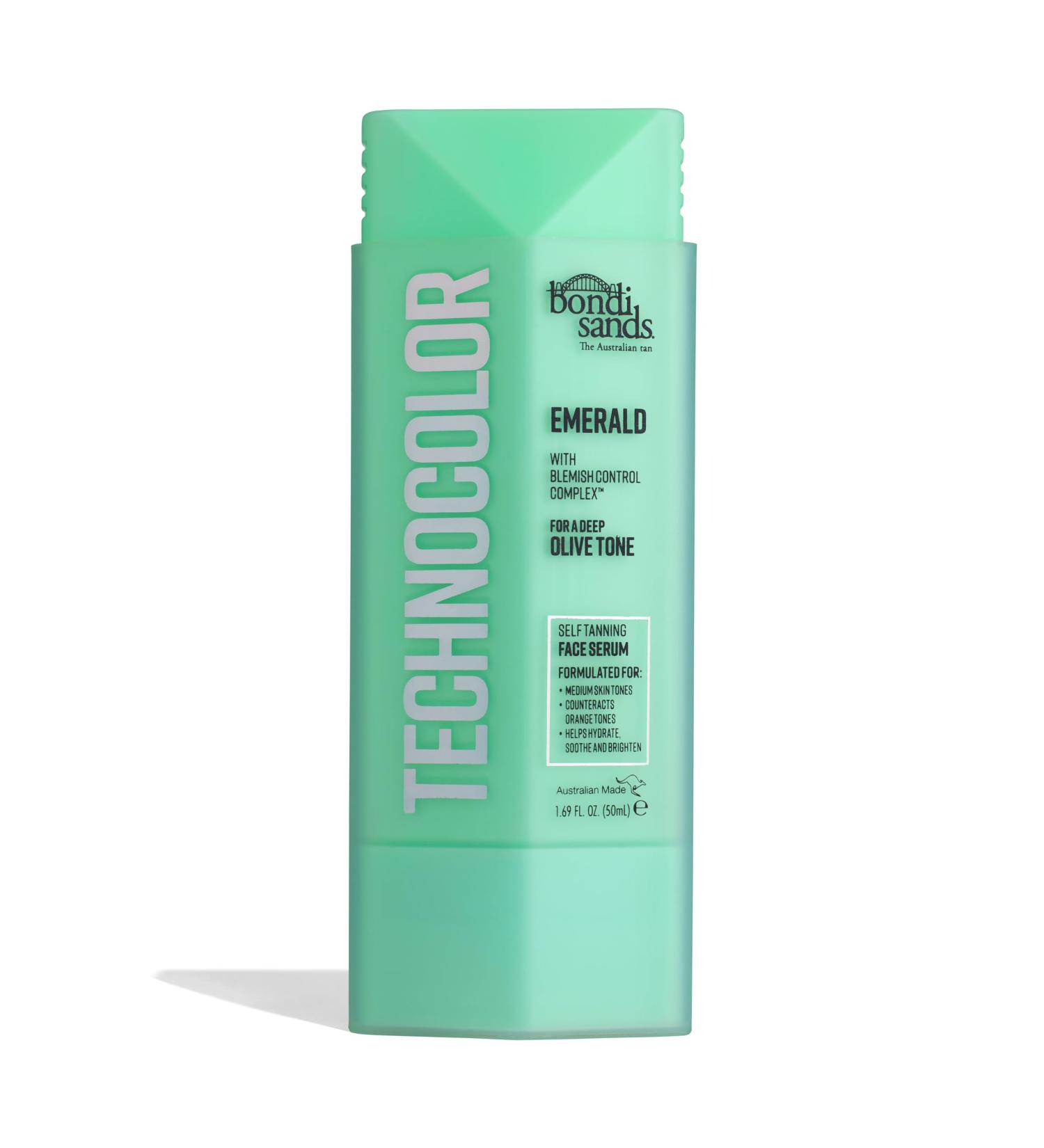 Bondi Sands Technocolor Self Tanning Face Serum - Hydrating Soothing Formula with Vitamin C & Chamomile - Fragrance Free for Radiant Skin - Buy Online on GoSupps.com