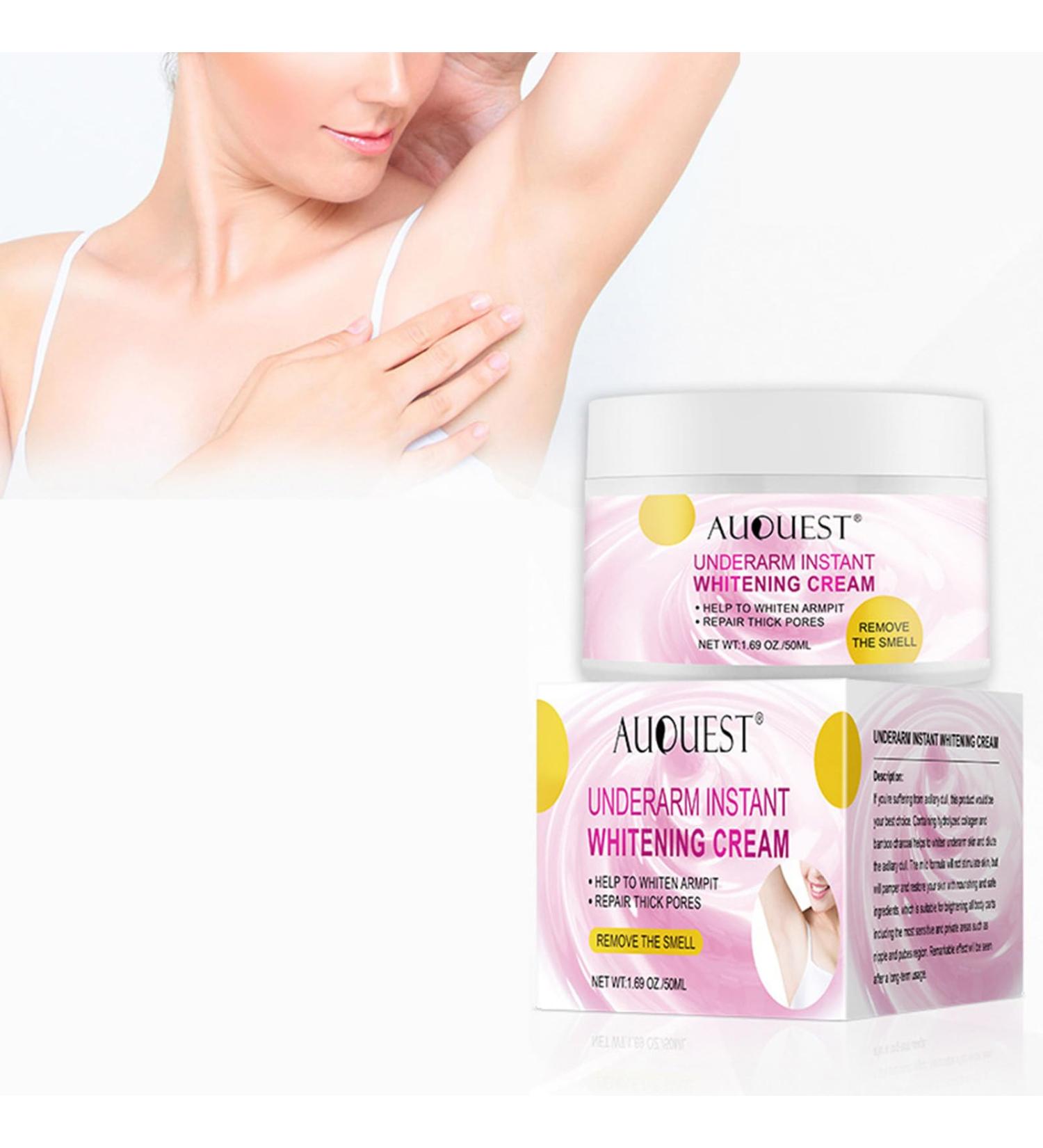 Whitening cream for underarms elbows knees inner thighs intimate areas antiperspirant and underarm deodorant - Buy Online on GoSupps.com