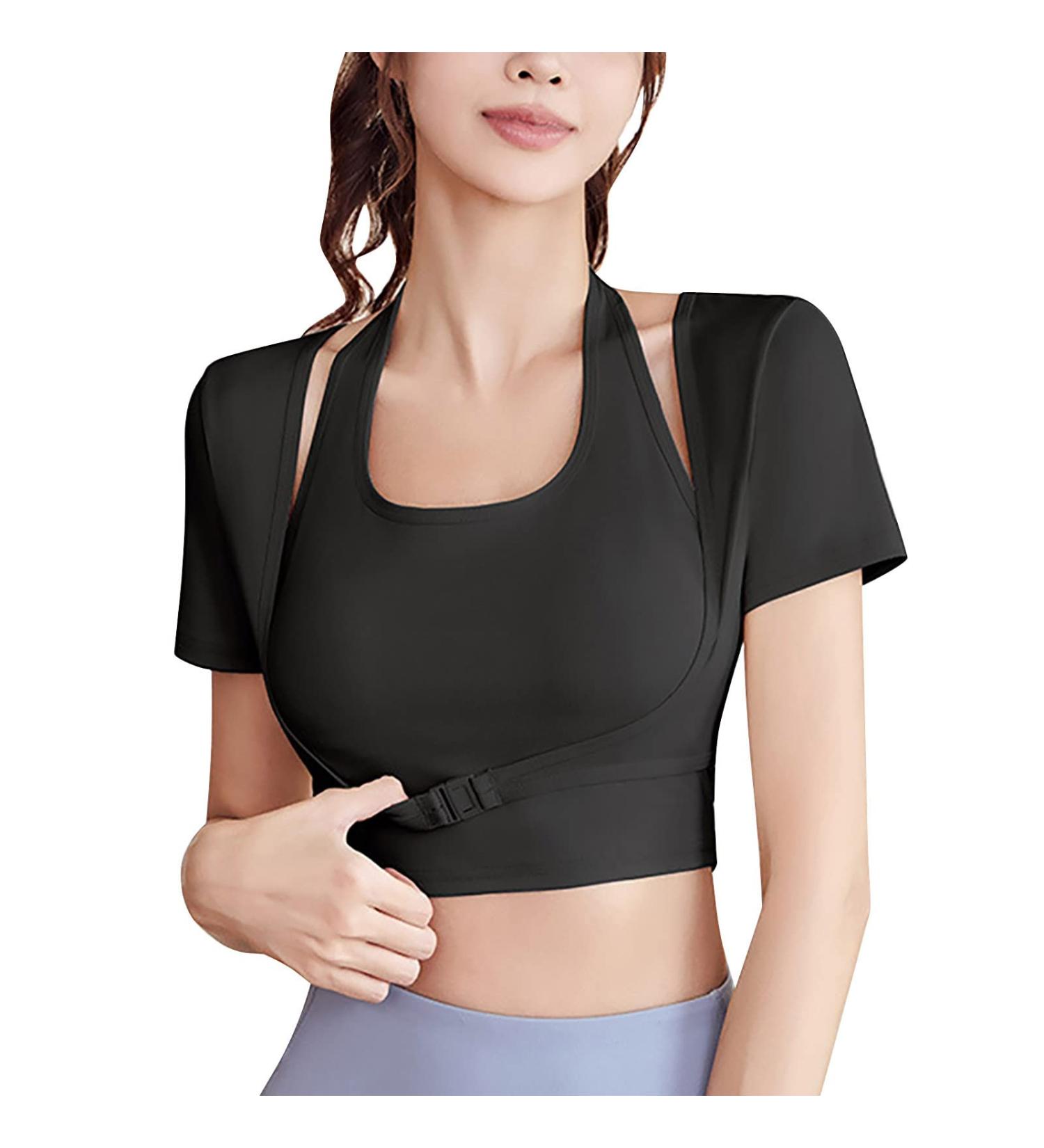 Shop Women's Large Size Monochrome Yoga Bra | Sports Back Bra for Running Swimming & Leisure | Perfect Gift for Women - Buy Online on GoSupps.com