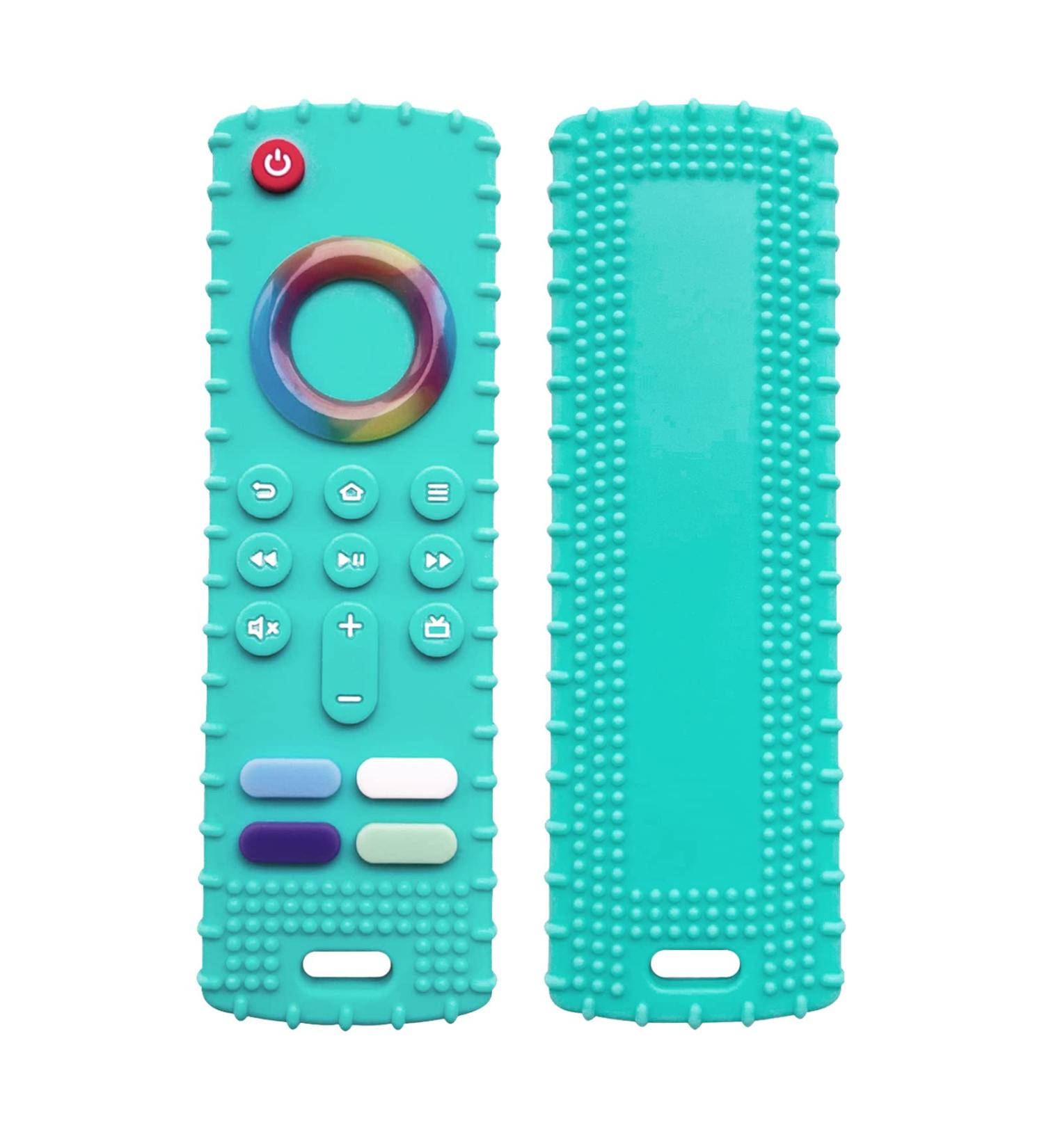 ERBIHUA Silicone Remote Teething Toy for Babies 18+ Months - BPA Free TV Remote Teether (Green) - Buy Online on GoSupps.com